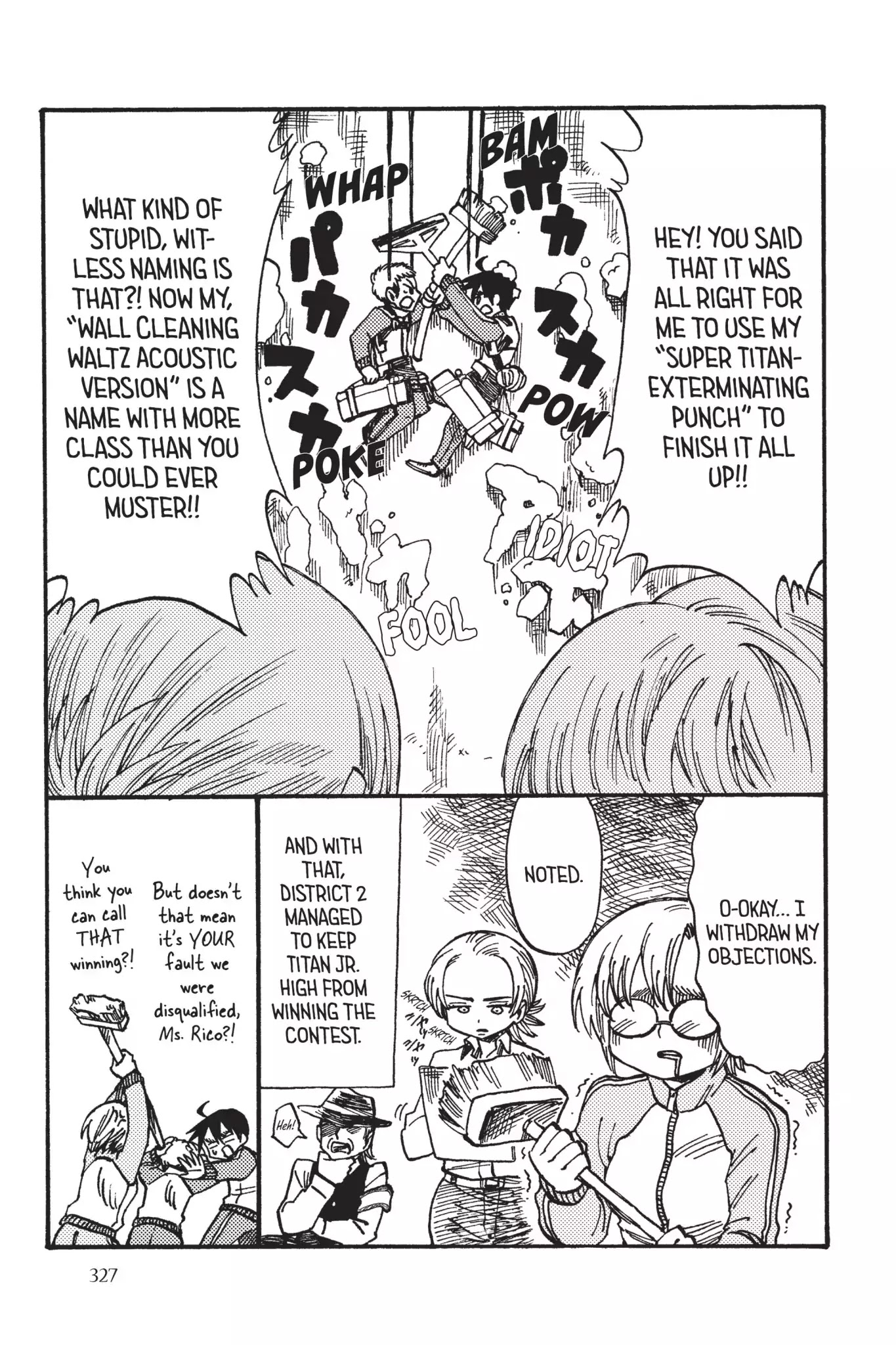 Attack on Titan: Junior High Chapter 46 page 27 - Chapter 46: Vol.3 46th Period: The Conclusion, No Regrets