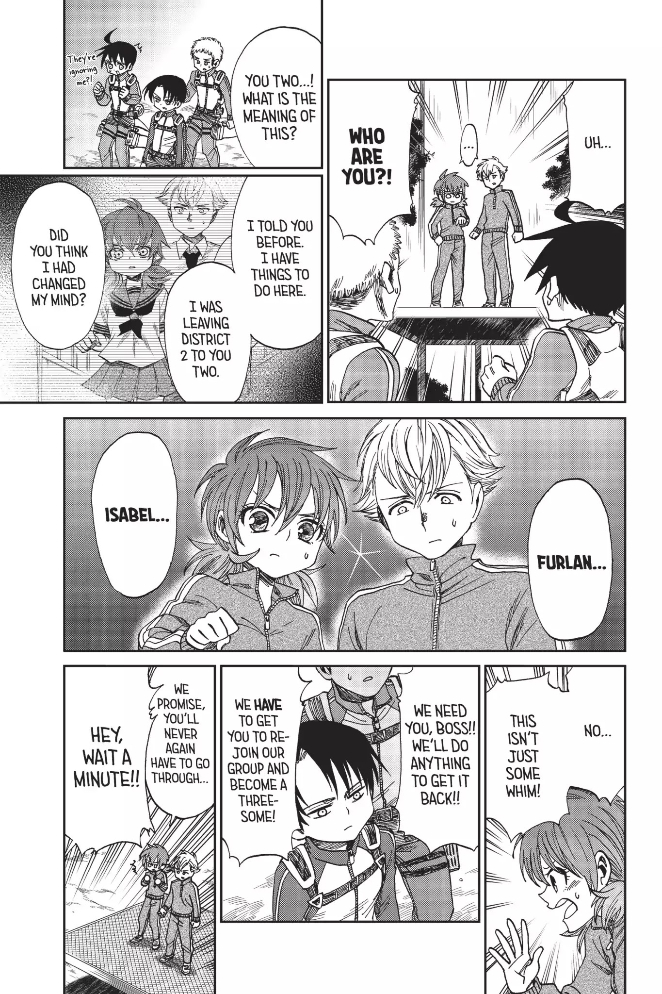 Attack on Titan: Junior High Chapter 46 page 3 - Chapter 46: Vol.3 46th Period: The Conclusion, No Regrets