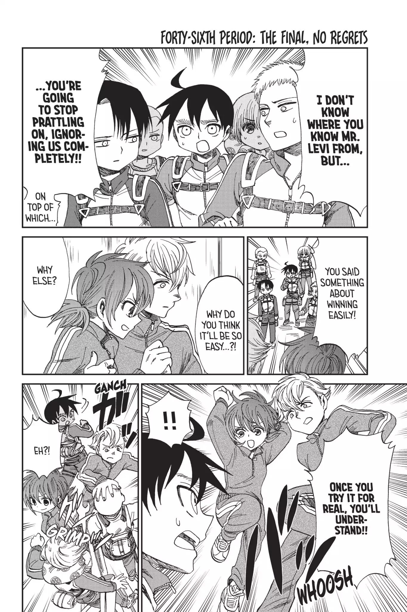 Attack on Titan: Junior High Chapter 46 page 4 - Chapter 46: Vol.3 46th Period: The Conclusion, No Regrets