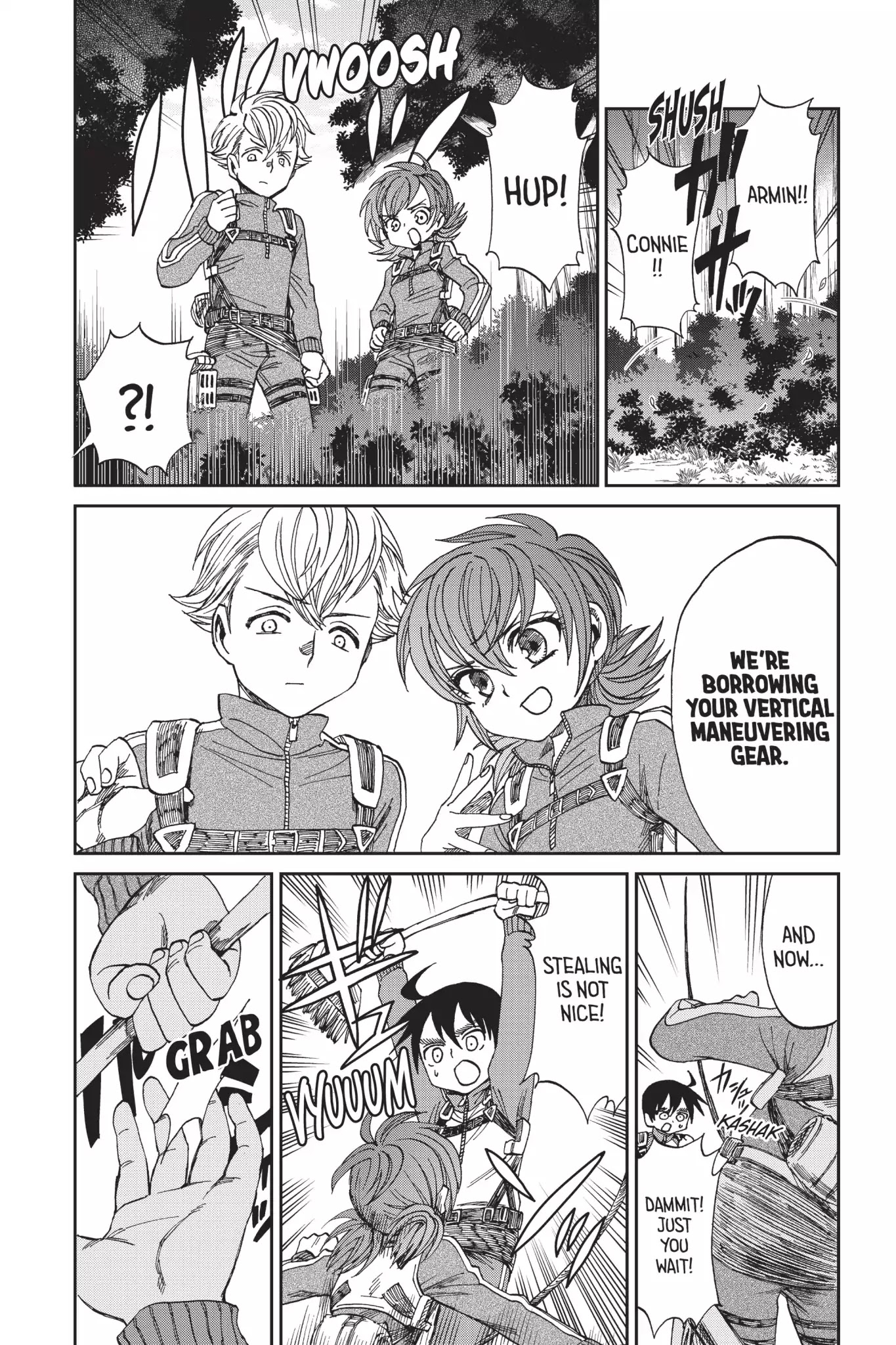 Attack on Titan: Junior High Chapter 46 page 5 - Chapter 46: Vol.3 46th Period: The Conclusion, No Regrets