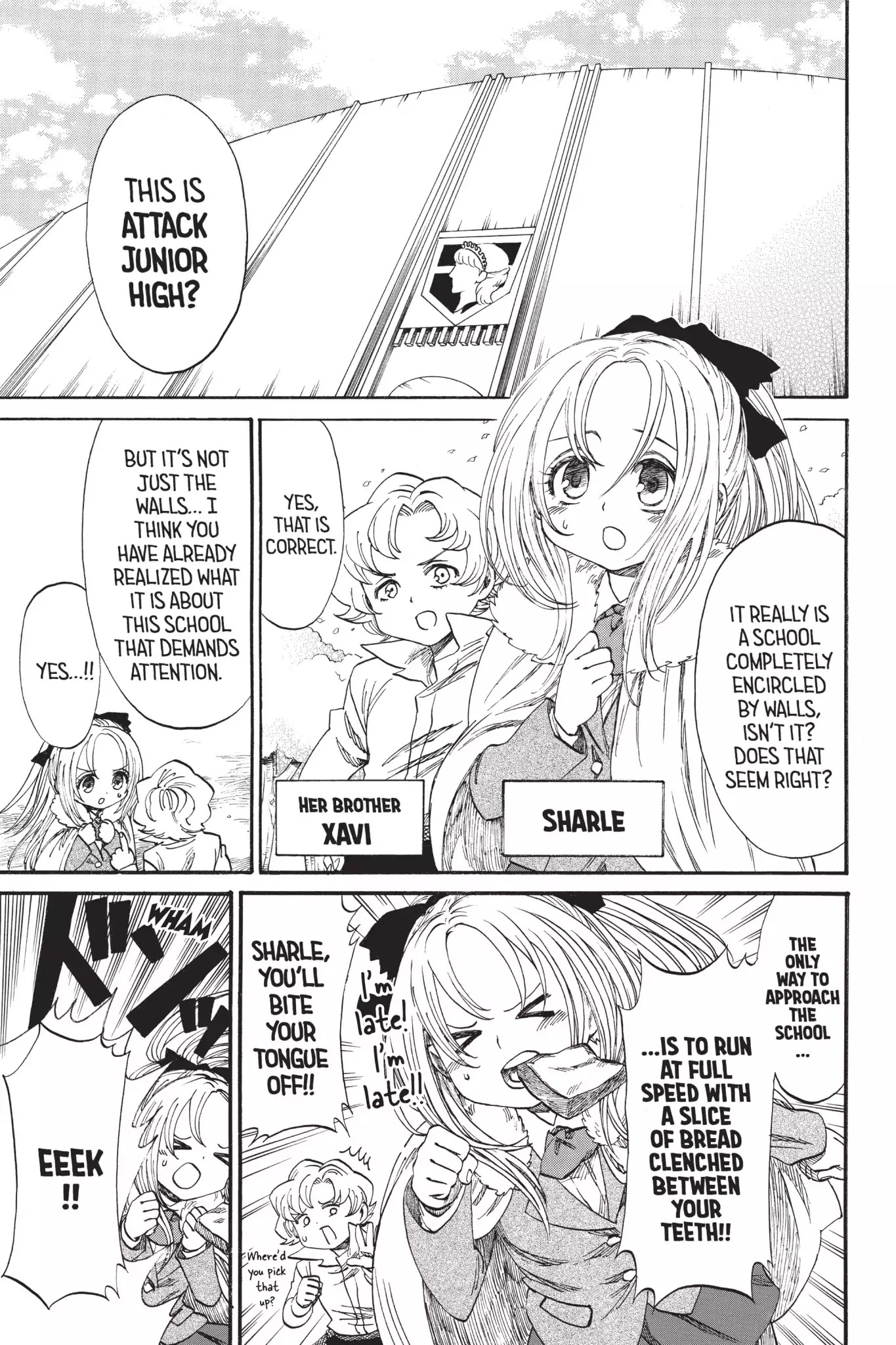 Attack on Titan: Junior High Chapter 47.5 page 1 - Vol.4 Special Edition: BTN (Before The New-School-Year-Ceremony)