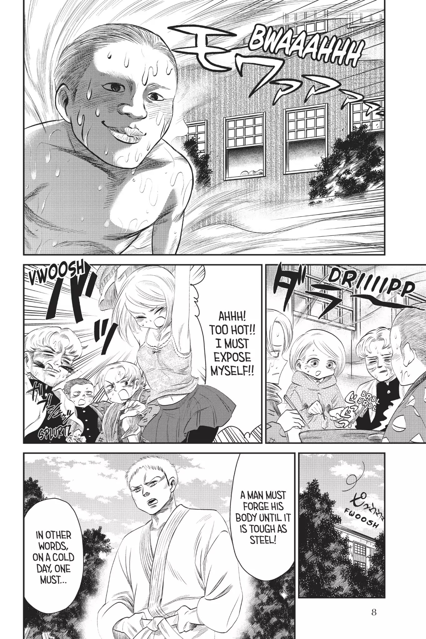Attack on Titan: Junior High Chapter 47 page 10 - Chapter 47: Vol.4 47th Period: Winter Is Coming, So Let's Dance