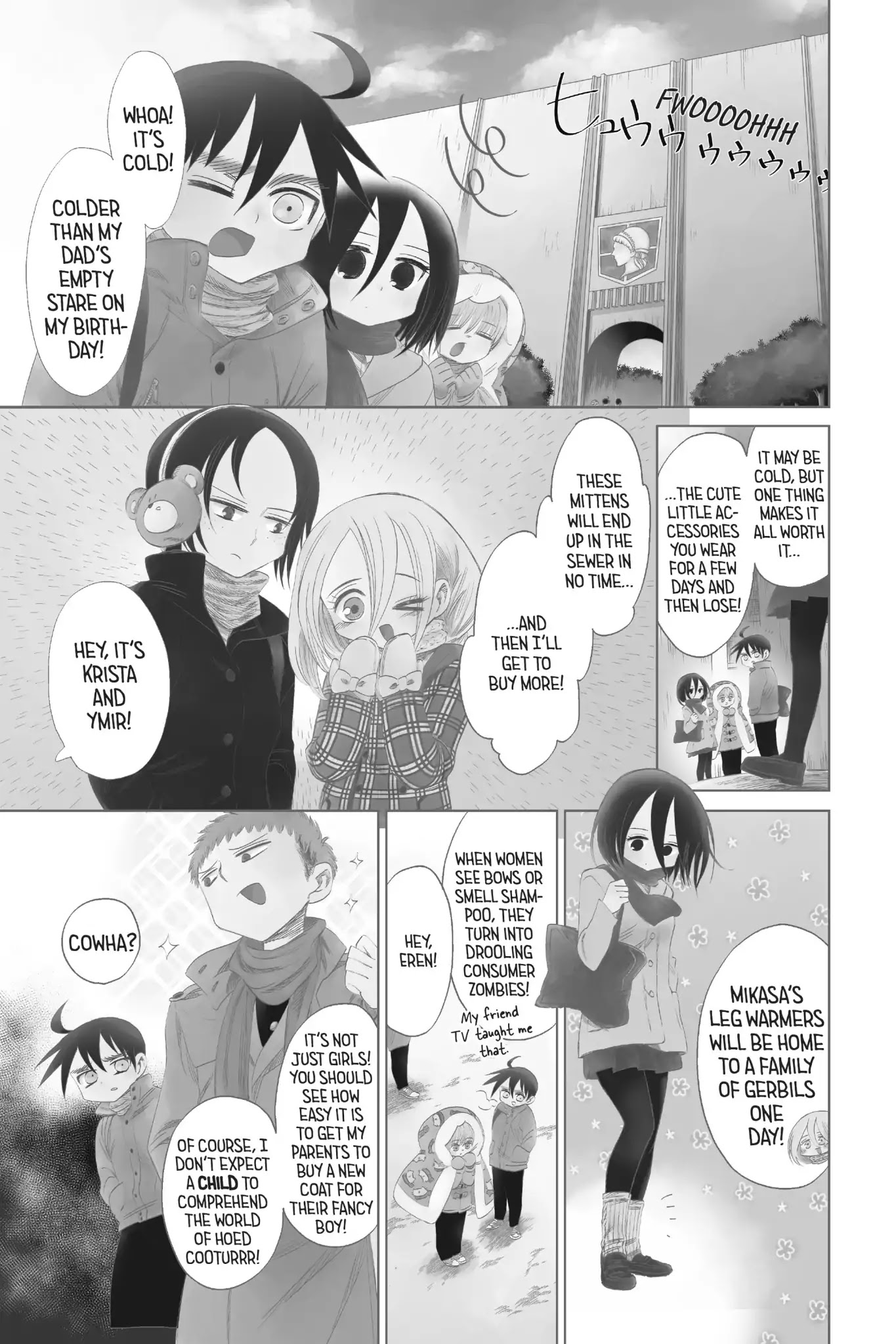 Attack on Titan: Junior High Chapter 47 page 5 - Chapter 47: Vol.4 47th Period: Winter Is Coming, So Let's Dance