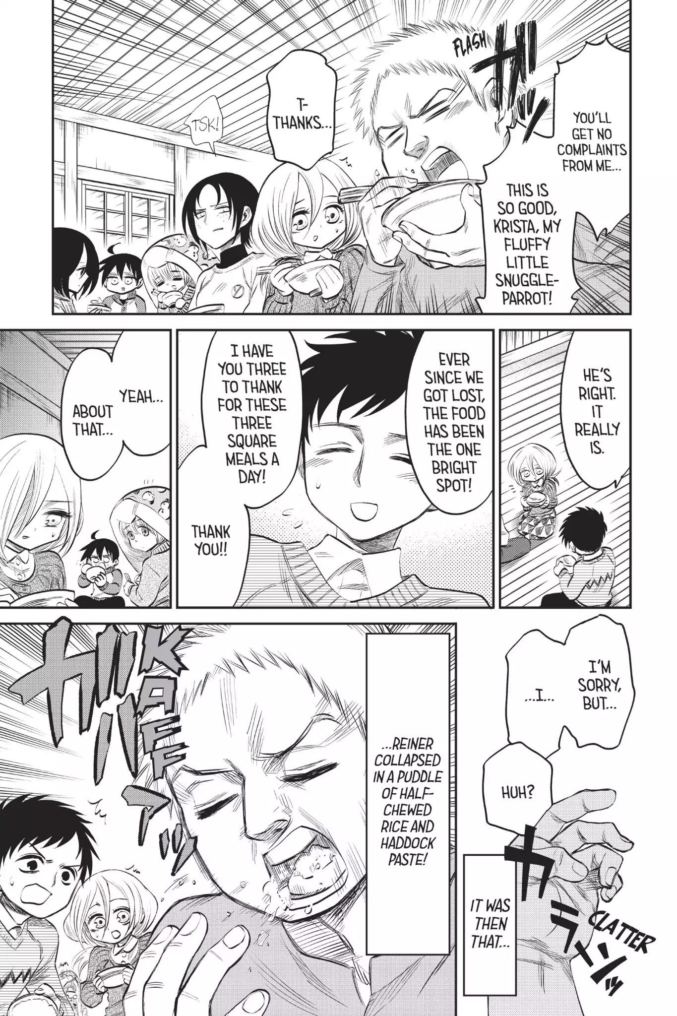 Attack on Titan: Junior High Chapter 48 page 11 - Chapter 48: Vol.4 48th Period: Legend Of The Snow Titan: The Mystery Where Nobody Gets Killed Or Anything Like That