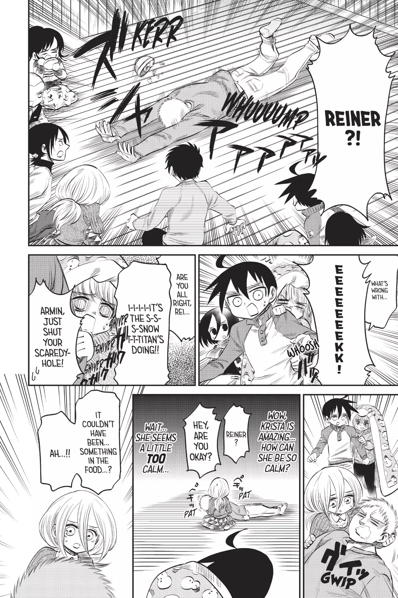 Attack on Titan: Junior High Chapter 48 page 12 - Chapter 48: Vol.4 48th Period: Legend Of The Snow Titan: The Mystery Where Nobody Gets Killed Or Anything Like That