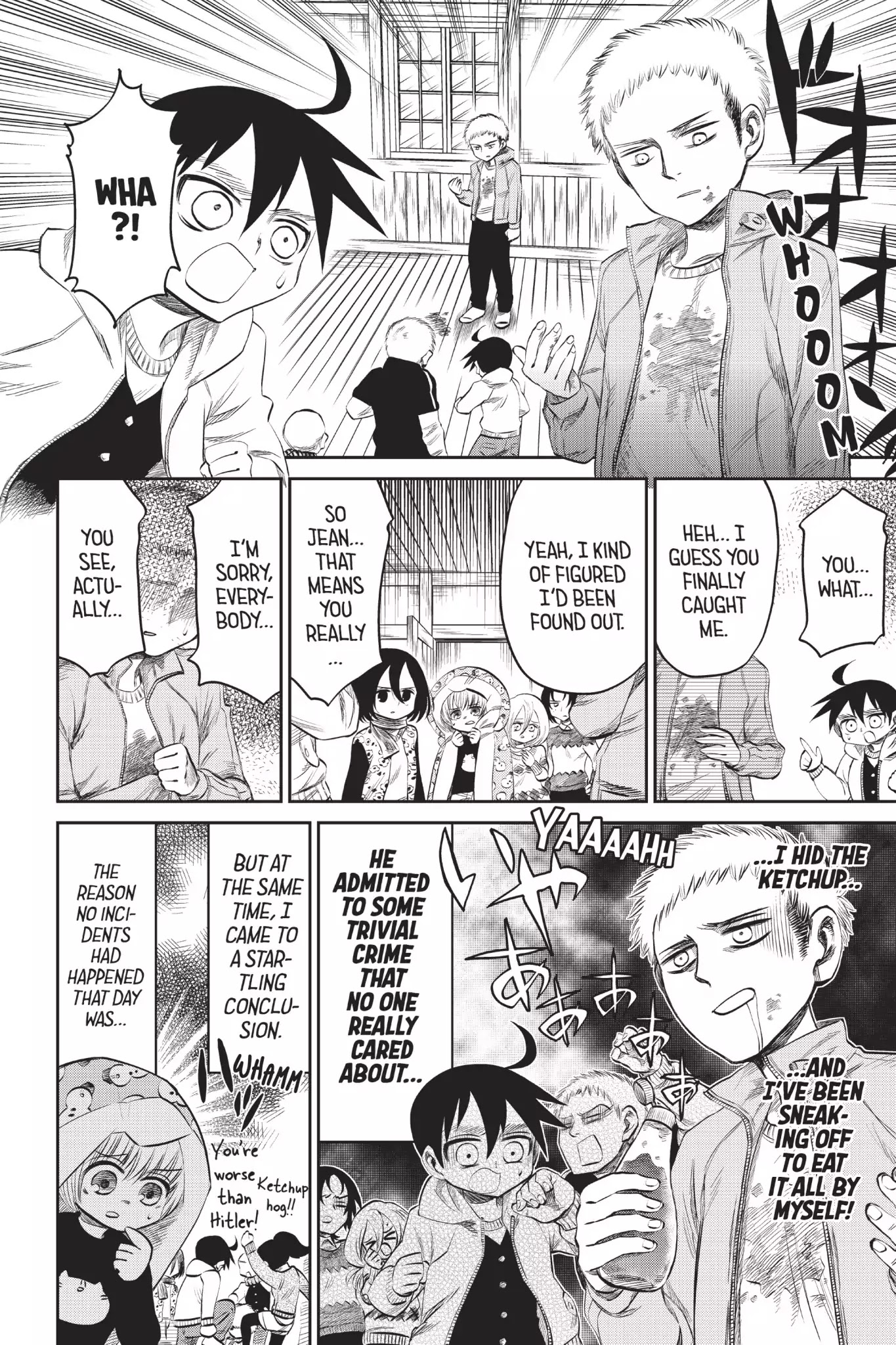 Attack on Titan: Junior High Chapter 48 page 18 - Chapter 48: Vol.4 48th Period: Legend Of The Snow Titan: The Mystery Where Nobody Gets Killed Or Anything Like That
