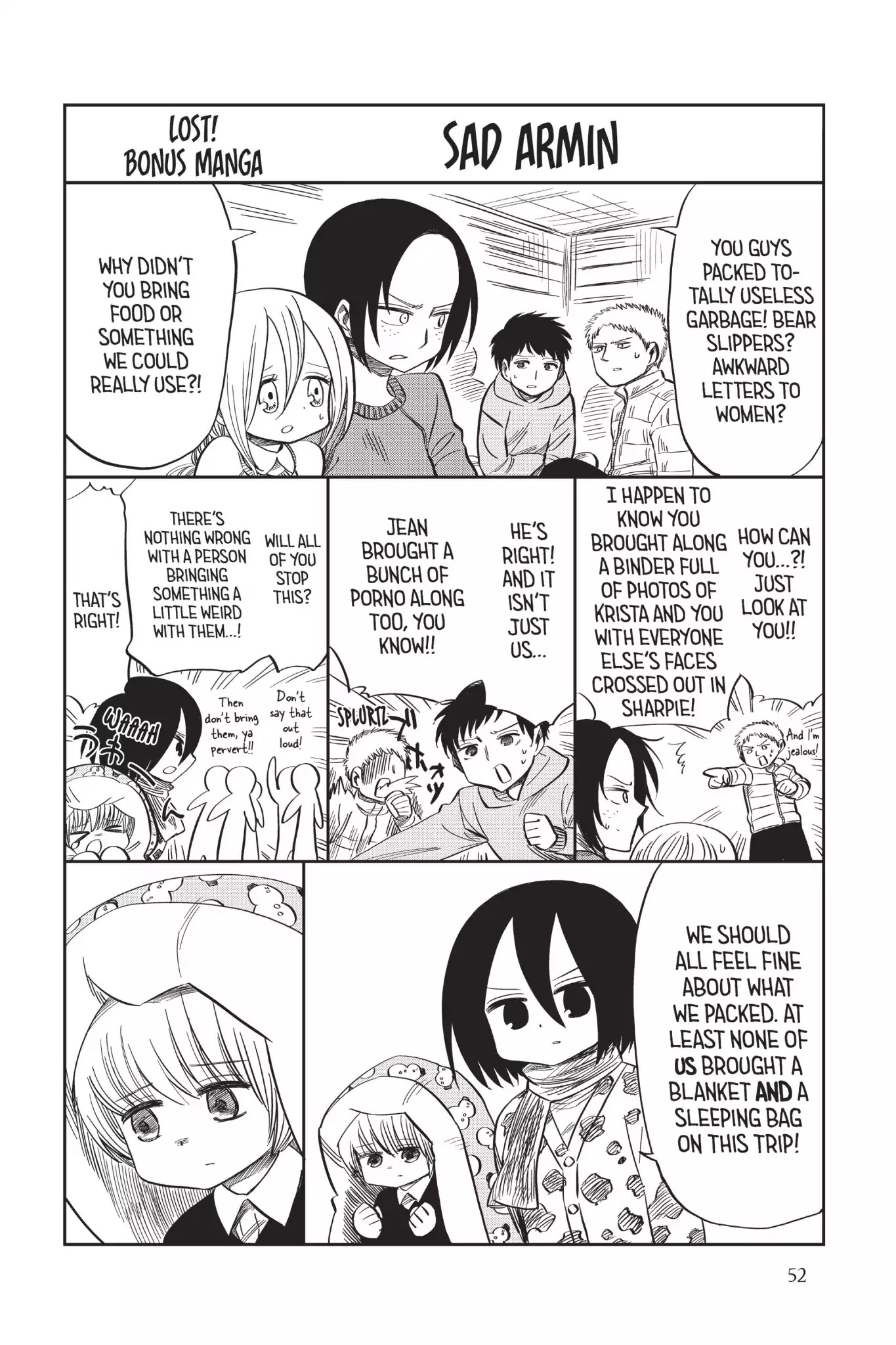 Attack on Titan: Junior High Chapter 48 page 20 - Chapter 48: Vol.4 48th Period: Legend Of The Snow Titan: The Mystery Where Nobody Gets Killed Or Anything Like That