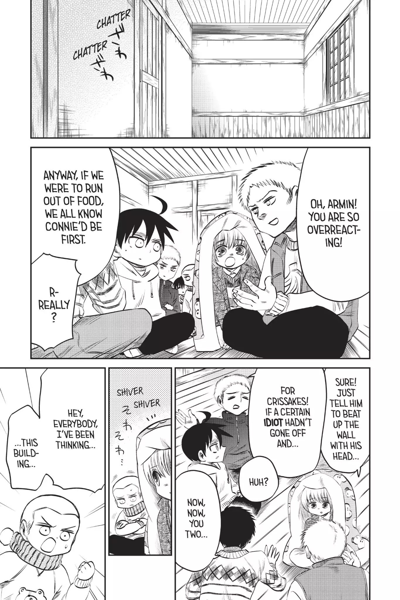 Attack on Titan: Junior High Chapter 48 page 3 - Chapter 48: Vol.4 48th Period: Legend Of The Snow Titan: The Mystery Where Nobody Gets Killed Or Anything Like That