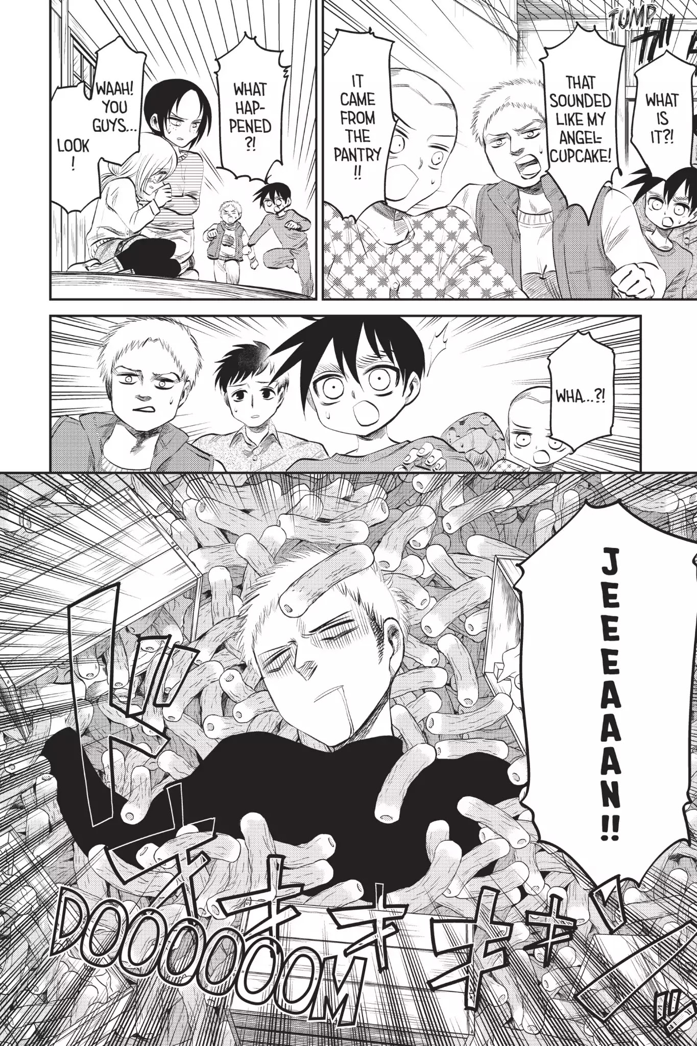 Attack on Titan: Junior High Chapter 48 page 8 - Chapter 48: Vol.4 48th Period: Legend Of The Snow Titan: The Mystery Where Nobody Gets Killed Or Anything Like That