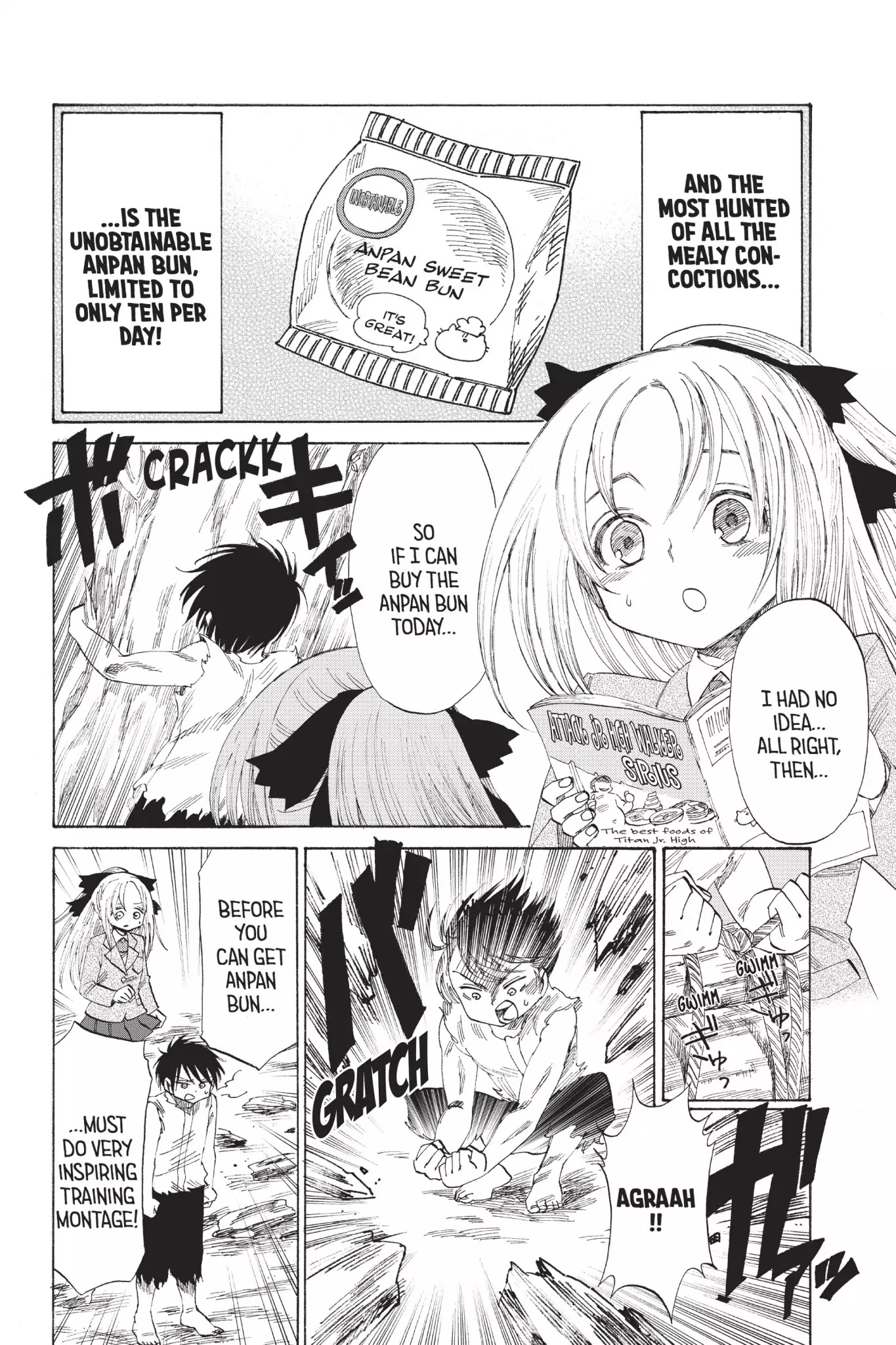 Attack on Titan: Junior High Chapter 49.5 page 4 - Vol.4 Special Edition: Gimme Bread, Whoa whoa