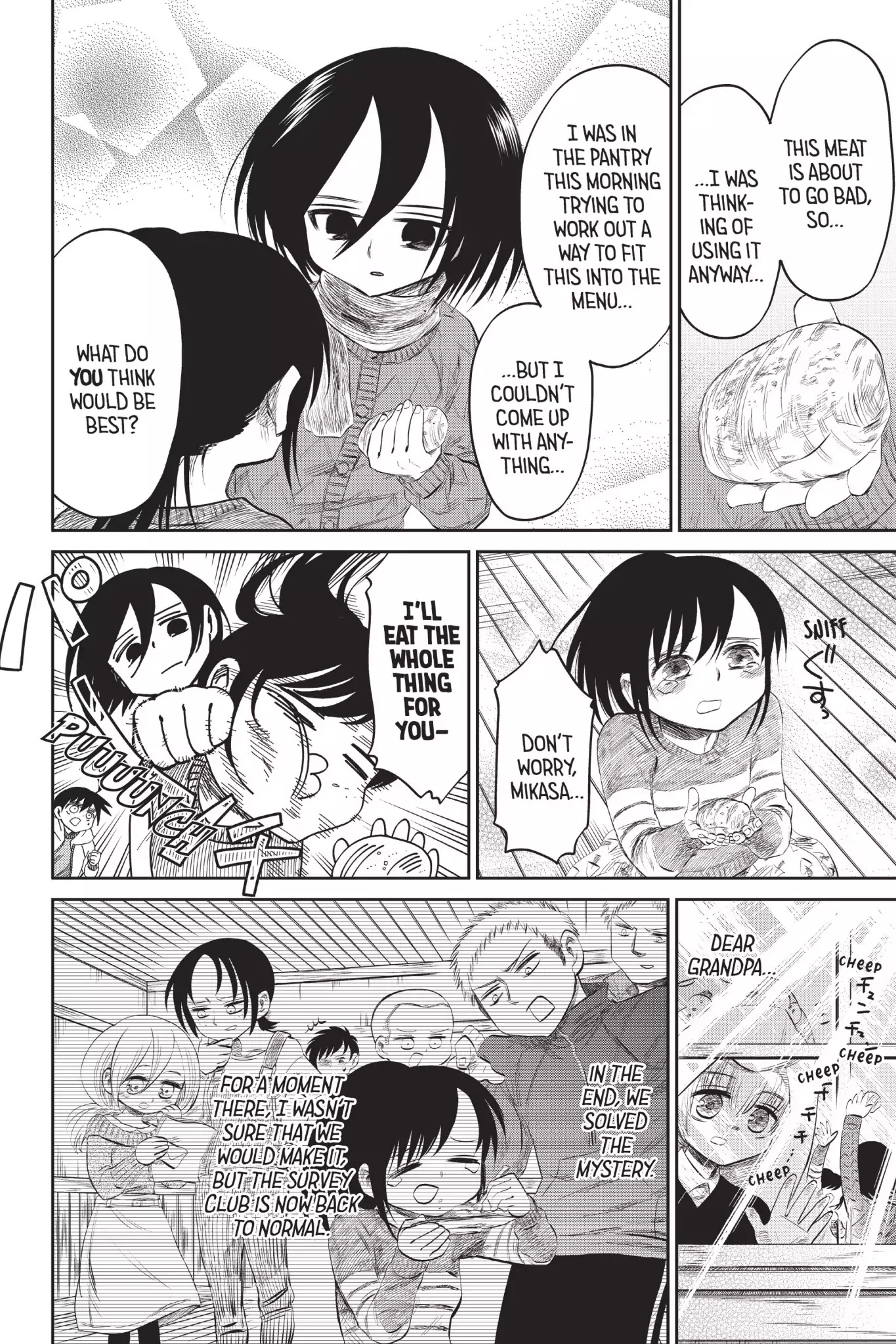 Attack on Titan: Junior High Chapter 49 page 14 - Chapter 49: Vol.4 49th Period: Legend Of The Snow Titan (And So On): All The Answers