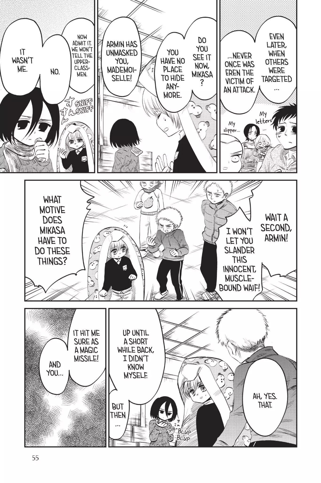 Attack on Titan: Junior High Chapter 49 page 3 - Chapter 49: Vol.4 49th Period: Legend Of The Snow Titan (And So On): All The Answers