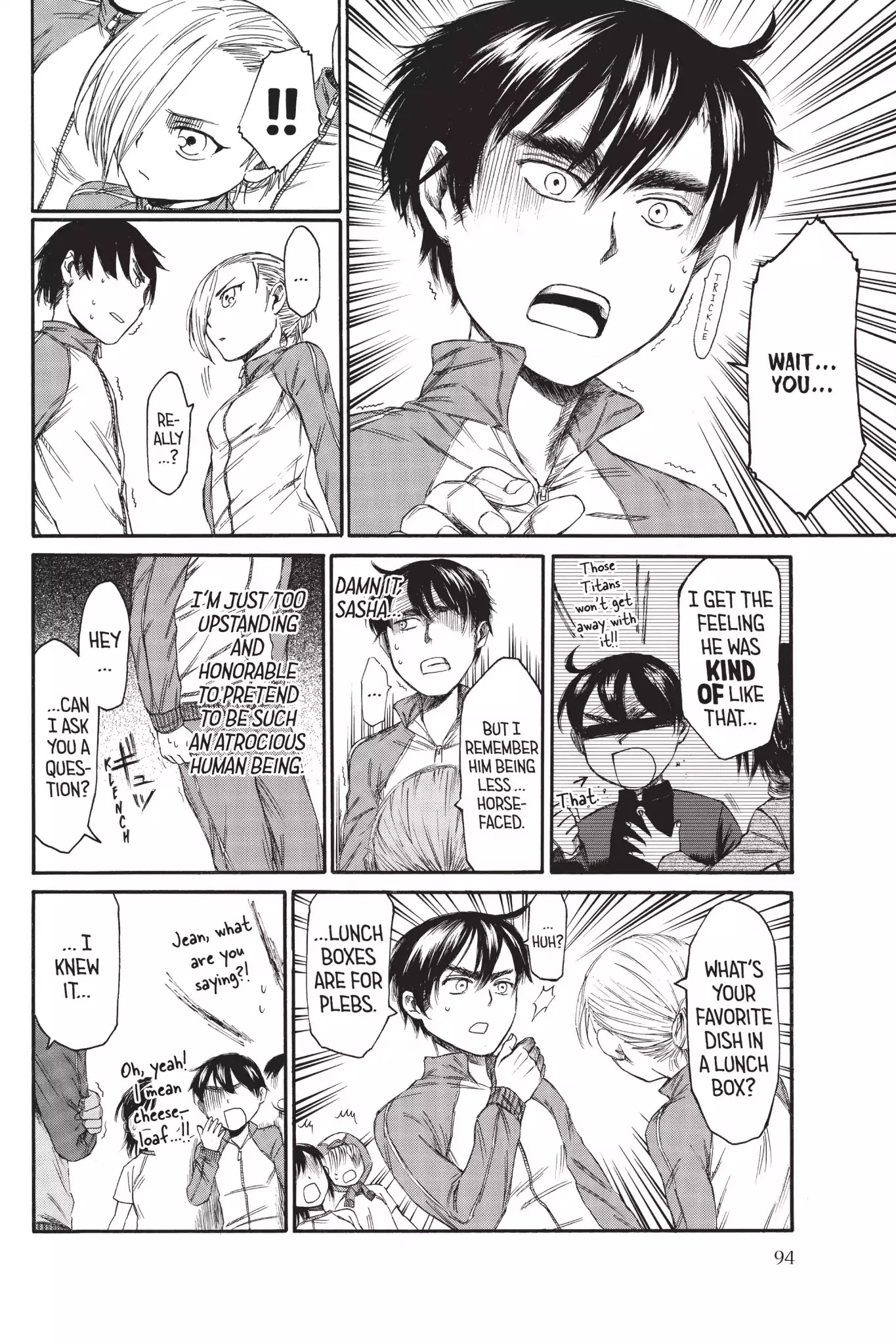 Attack on Titan: Junior High Chapter 5 page 10 - Chapter 5: Vol.1 5th Period: The Titan Always Rings Twice