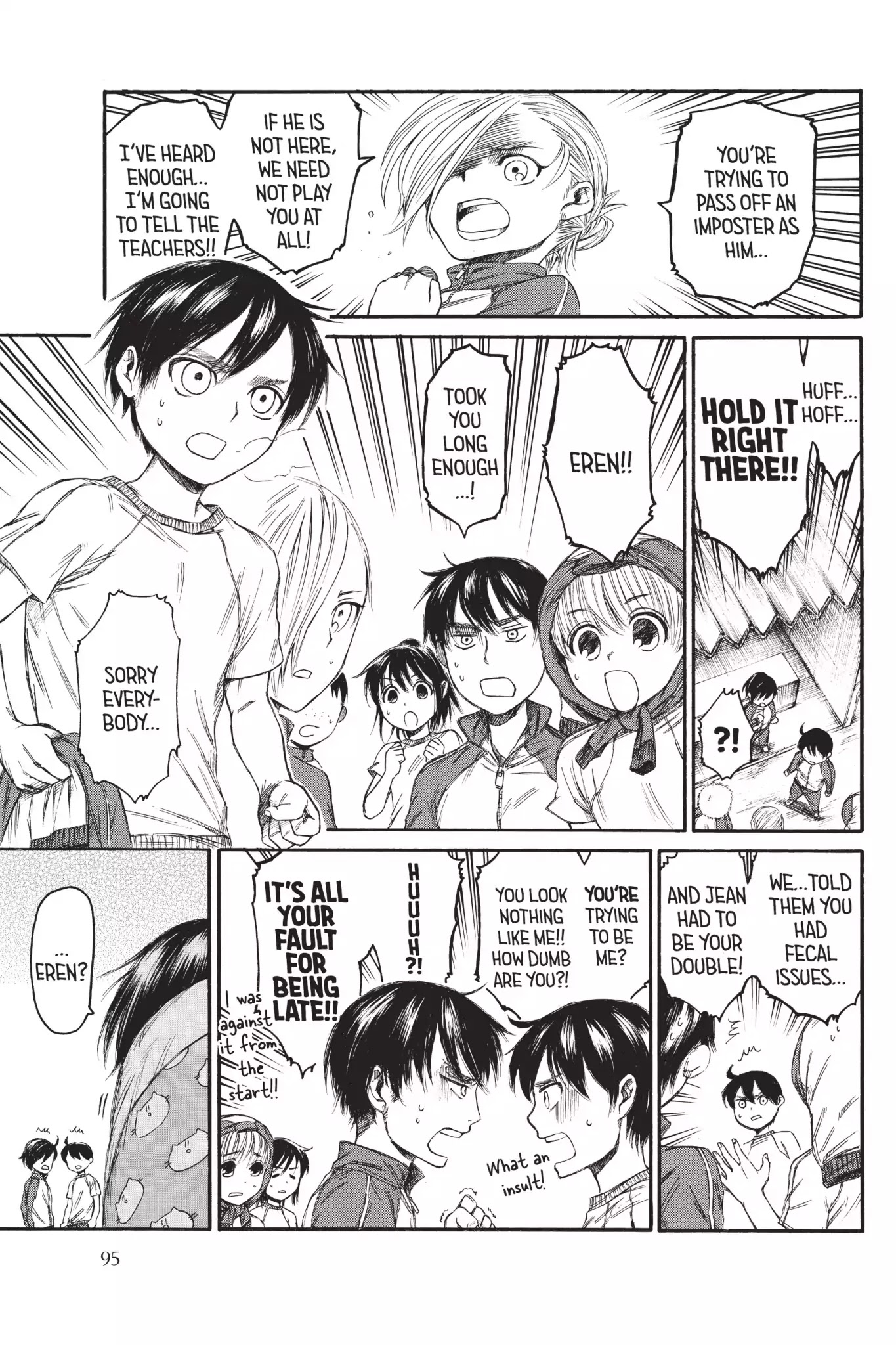 Attack on Titan: Junior High Chapter 5 page 11 - Chapter 5: Vol.1 5th Period: The Titan Always Rings Twice