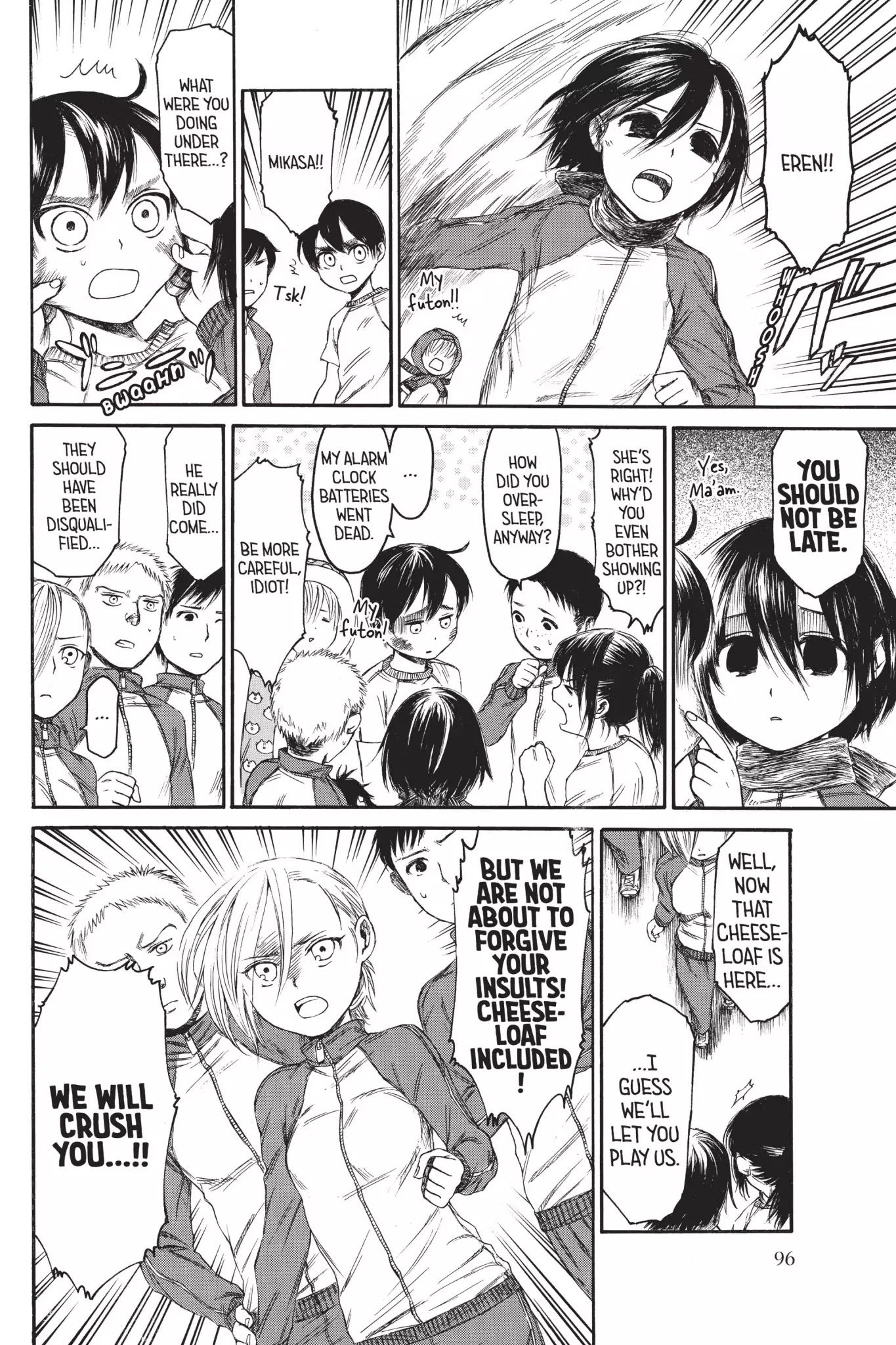 Attack on Titan: Junior High Chapter 5 page 12 - Chapter 5: Vol.1 5th Period: The Titan Always Rings Twice
