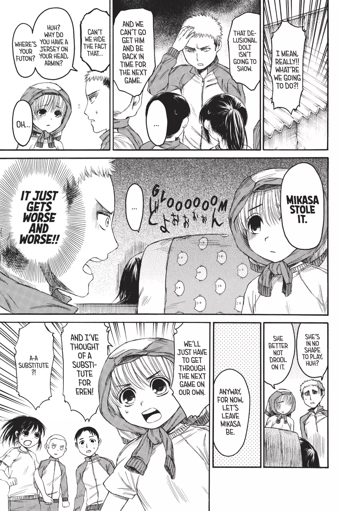 Attack on Titan: Junior High Chapter 5 page 3 - Chapter 5: Vol.1 5th Period: The Titan Always Rings Twice