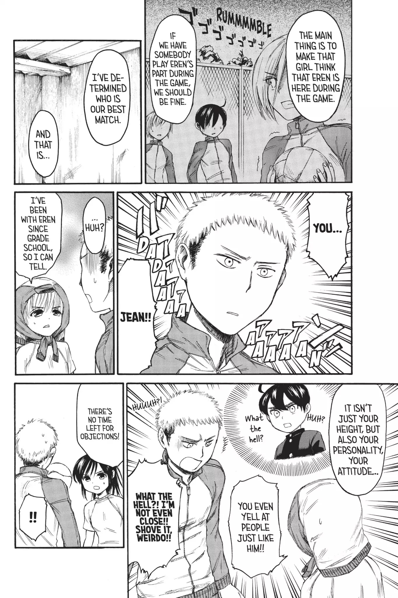 Attack on Titan: Junior High Chapter 5 page 4 - Chapter 5: Vol.1 5th Period: The Titan Always Rings Twice
