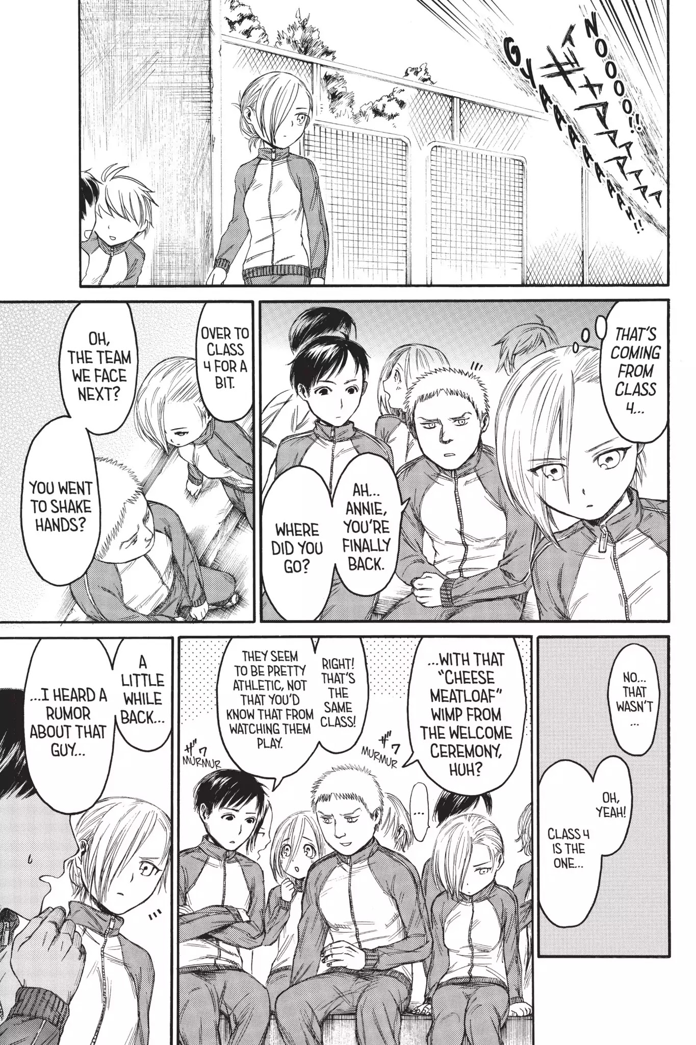 Attack on Titan: Junior High Chapter 5 page 5 - Chapter 5: Vol.1 5th Period: The Titan Always Rings Twice