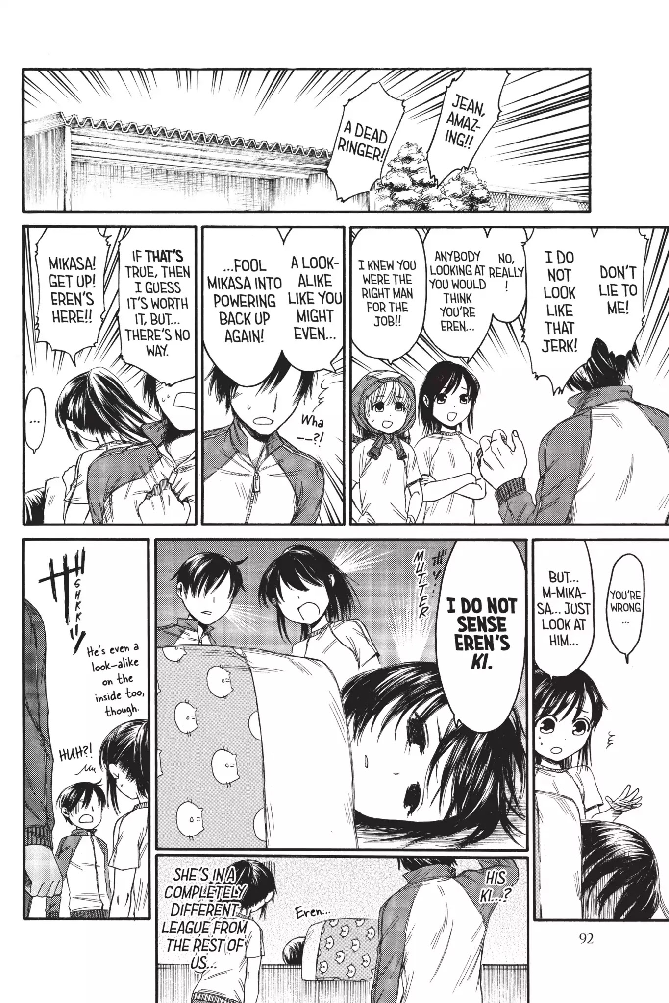 Attack on Titan: Junior High Chapter 5 page 8 - Chapter 5: Vol.1 5th Period: The Titan Always Rings Twice