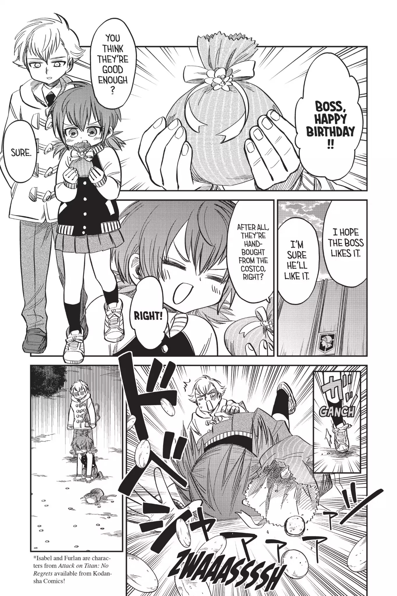 Attack on Titan: Junior High Chapter 51.5 page 1 - Vol.4 Special Edition: Underclassman-Flavored Cookies