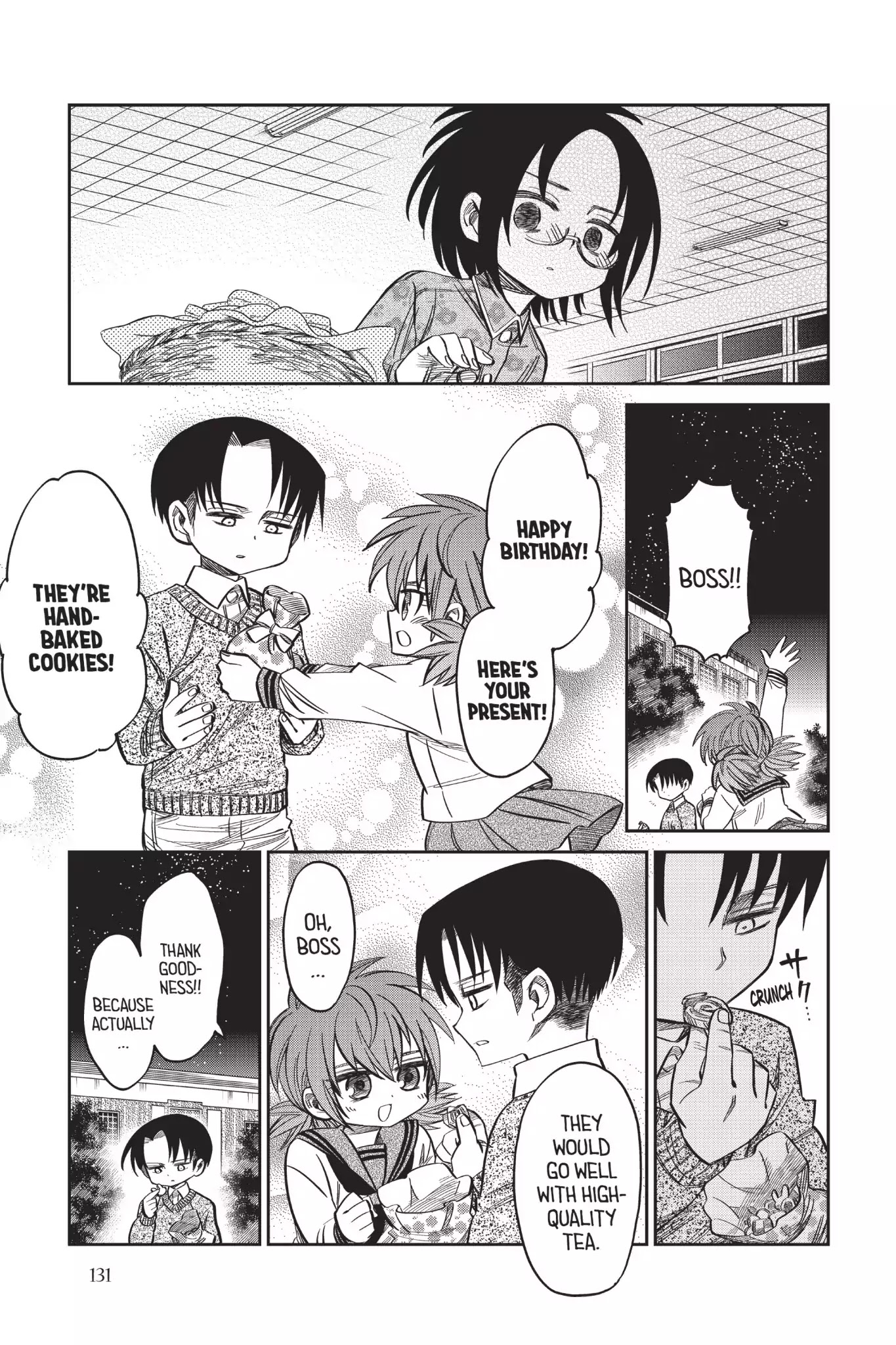 Attack on Titan: Junior High Chapter 51.5 page 7 - Vol.4 Special Edition: Underclassman-Flavored Cookies