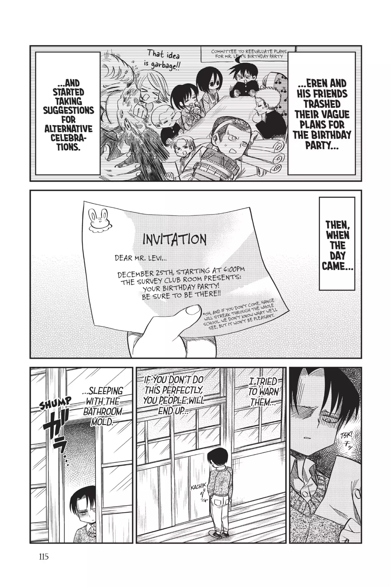 Attack on Titan: Junior High Chapter 51 page 7 - Chapter 51: Vol.4 51th Period: Only Comes Once A Year