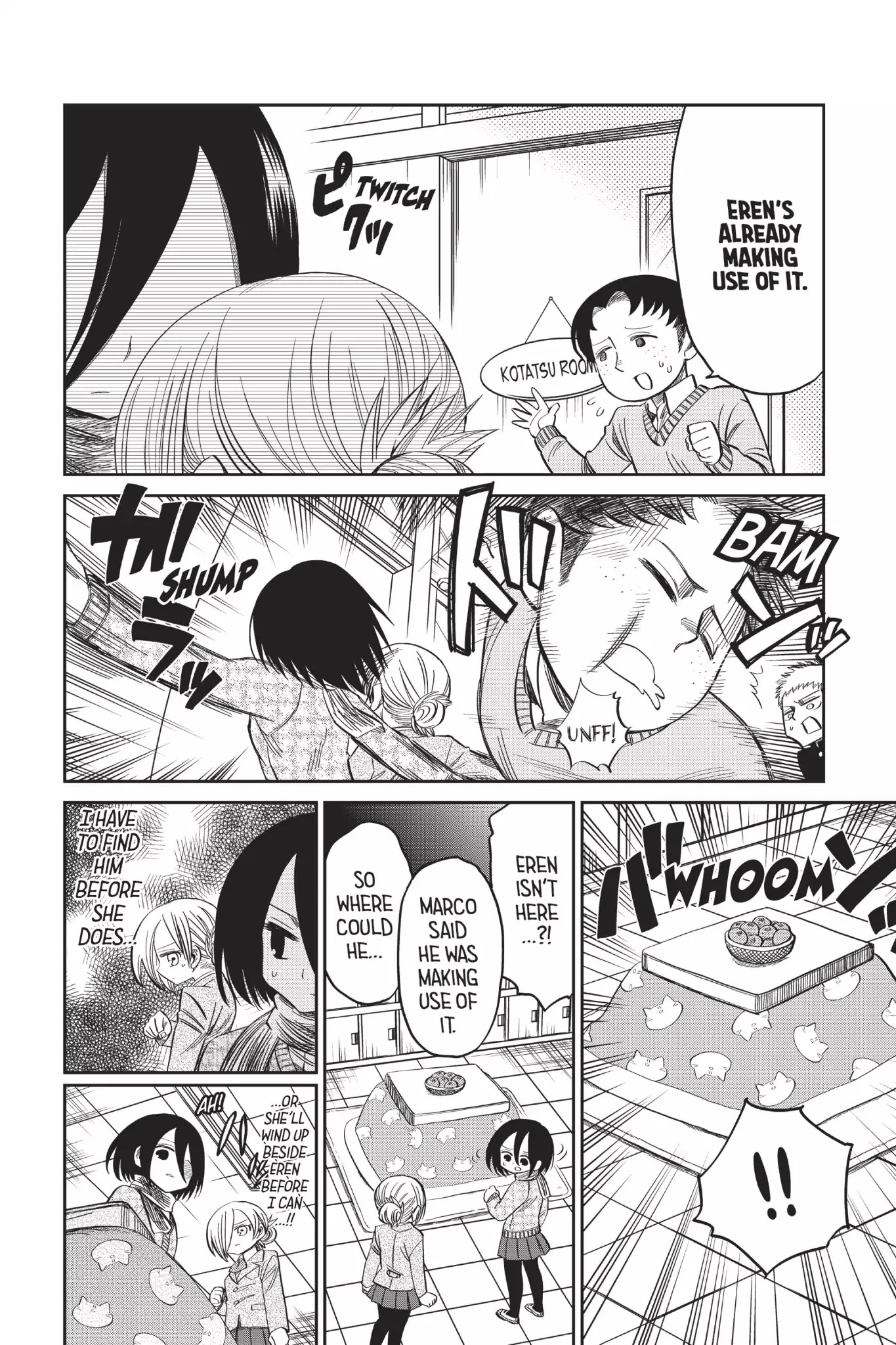 Attack on Titan: Junior High Chapter 52 page 10 - Chapter 52: Vol.4 52th Period: Kotatsu Is Peace