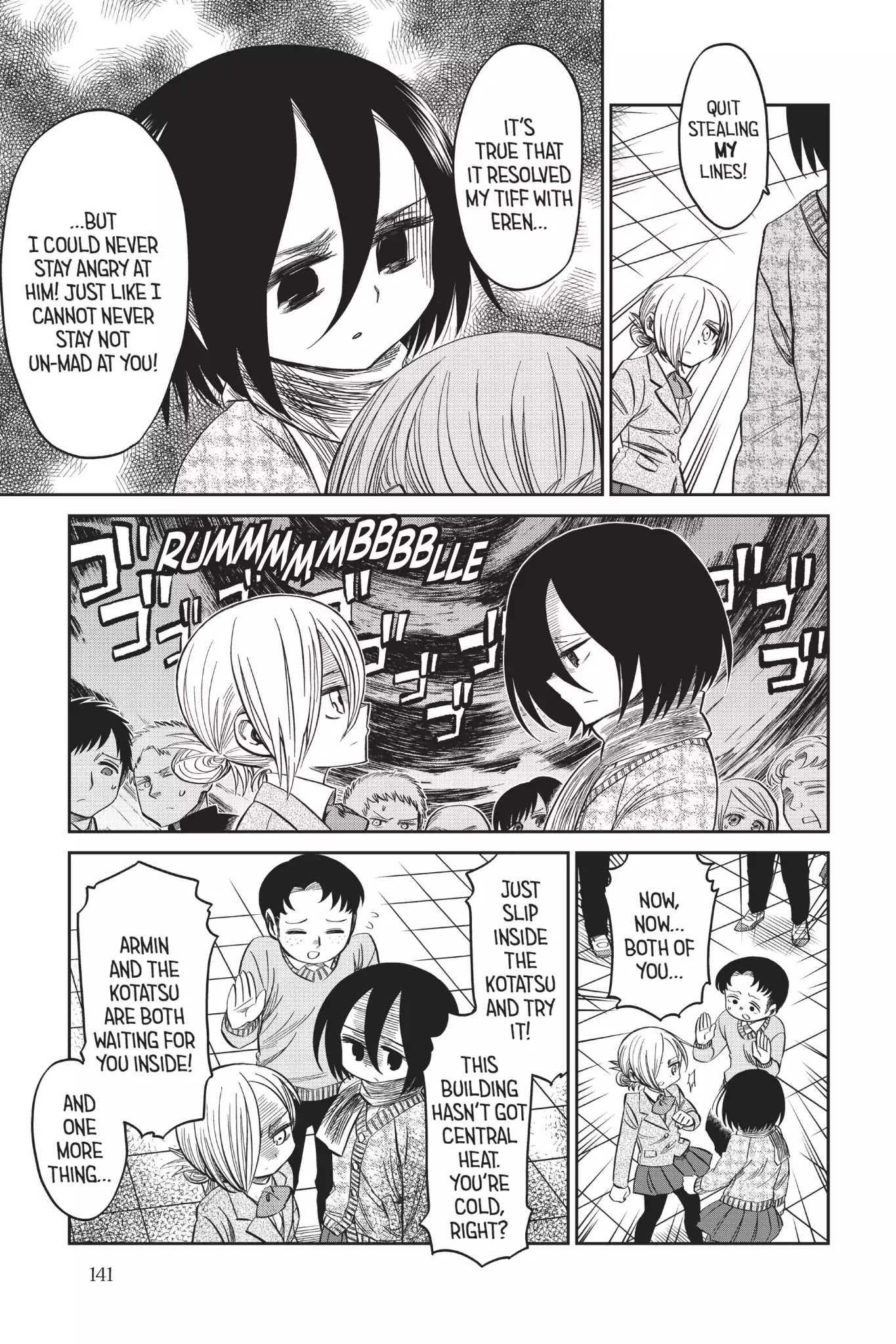 Attack on Titan: Junior High Chapter 52 page 9 - Chapter 52: Vol.4 52th Period: Kotatsu Is Peace