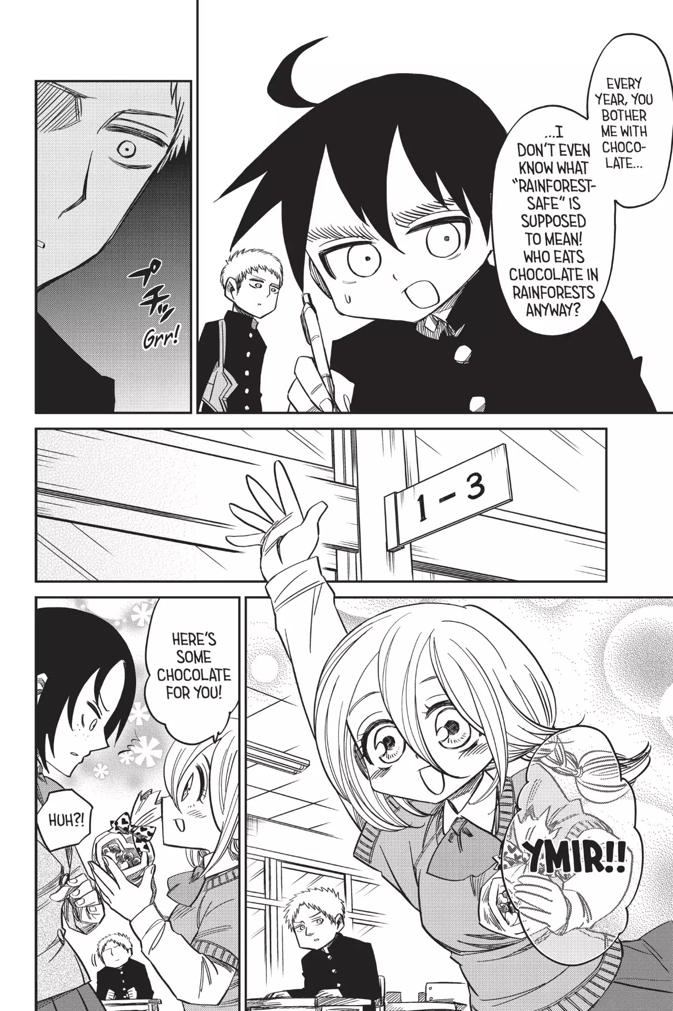 Attack on Titan: Junior High Chapter 53 page 10 - Chapter 53: Vol.4 53th Period: Valentine's Day Is War