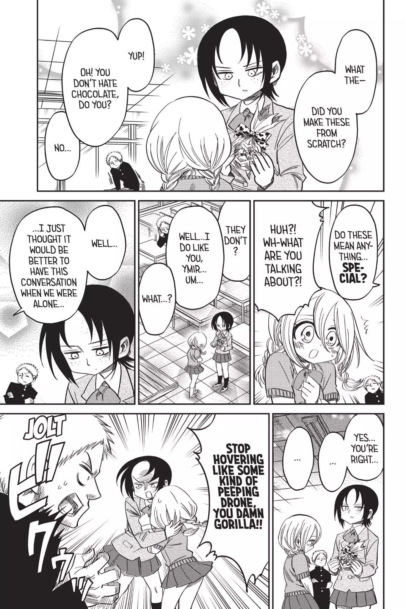 Attack on Titan: Junior High Chapter 53 page 11 - Chapter 53: Vol.4 53th Period: Valentine's Day Is War