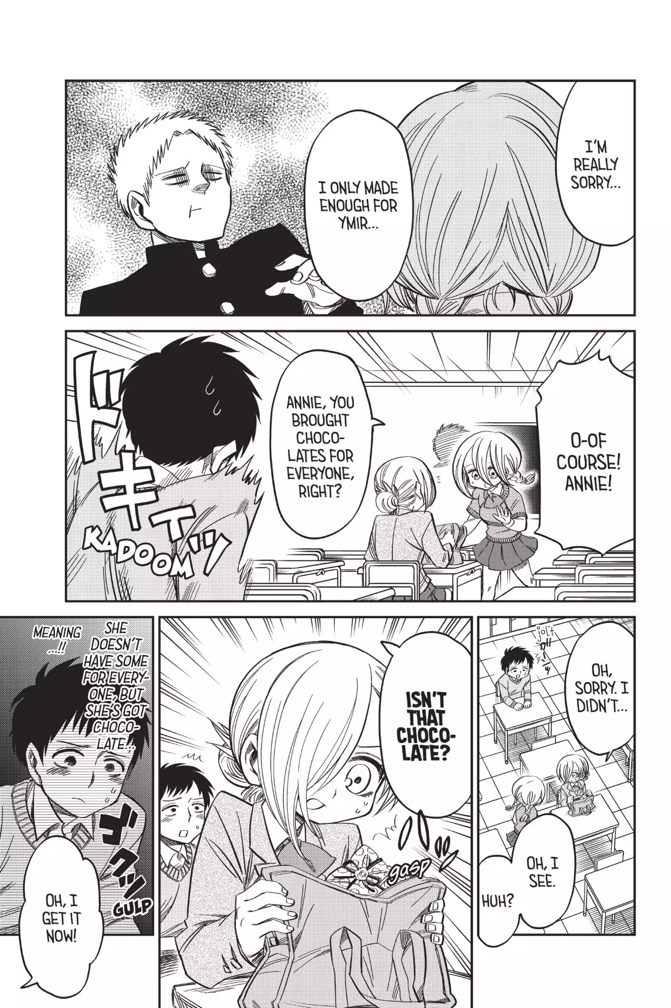 Attack on Titan: Junior High Chapter 53 page 13 - Chapter 53: Vol.4 53th Period: Valentine's Day Is War