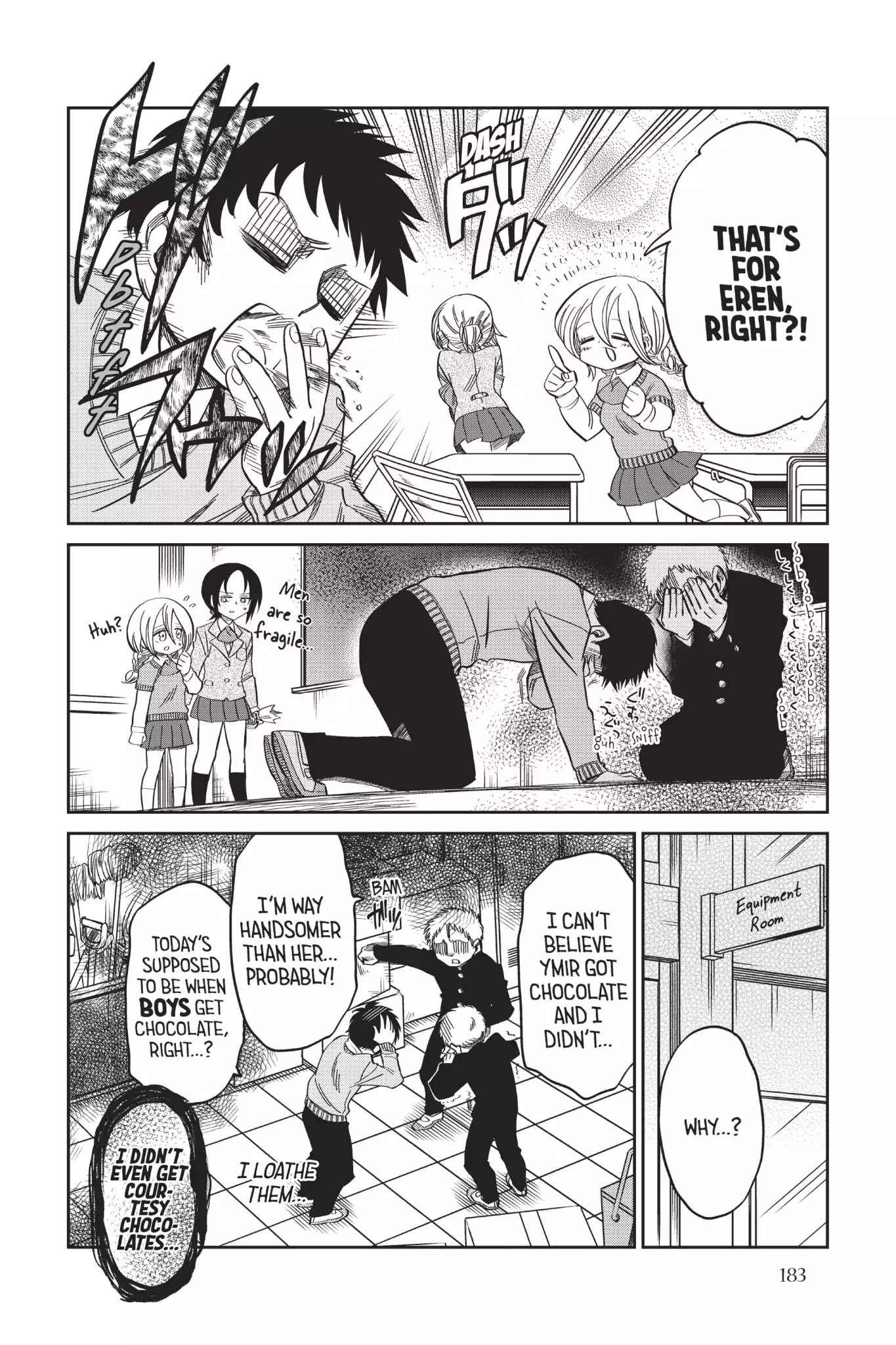 Attack on Titan: Junior High Chapter 53 page 14 - Chapter 53: Vol.4 53th Period: Valentine's Day Is War