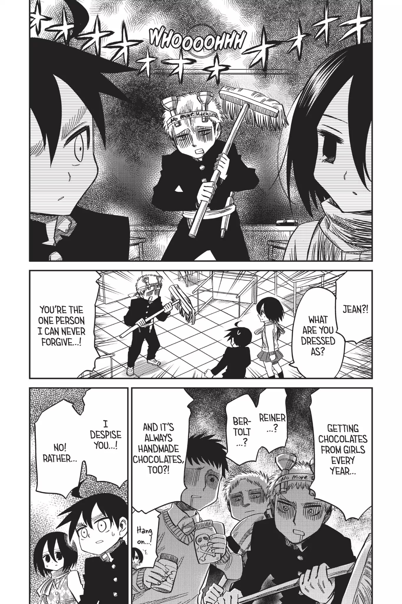 Attack on Titan: Junior High Chapter 53 page 21 - Chapter 53: Vol.4 53th Period: Valentine's Day Is War