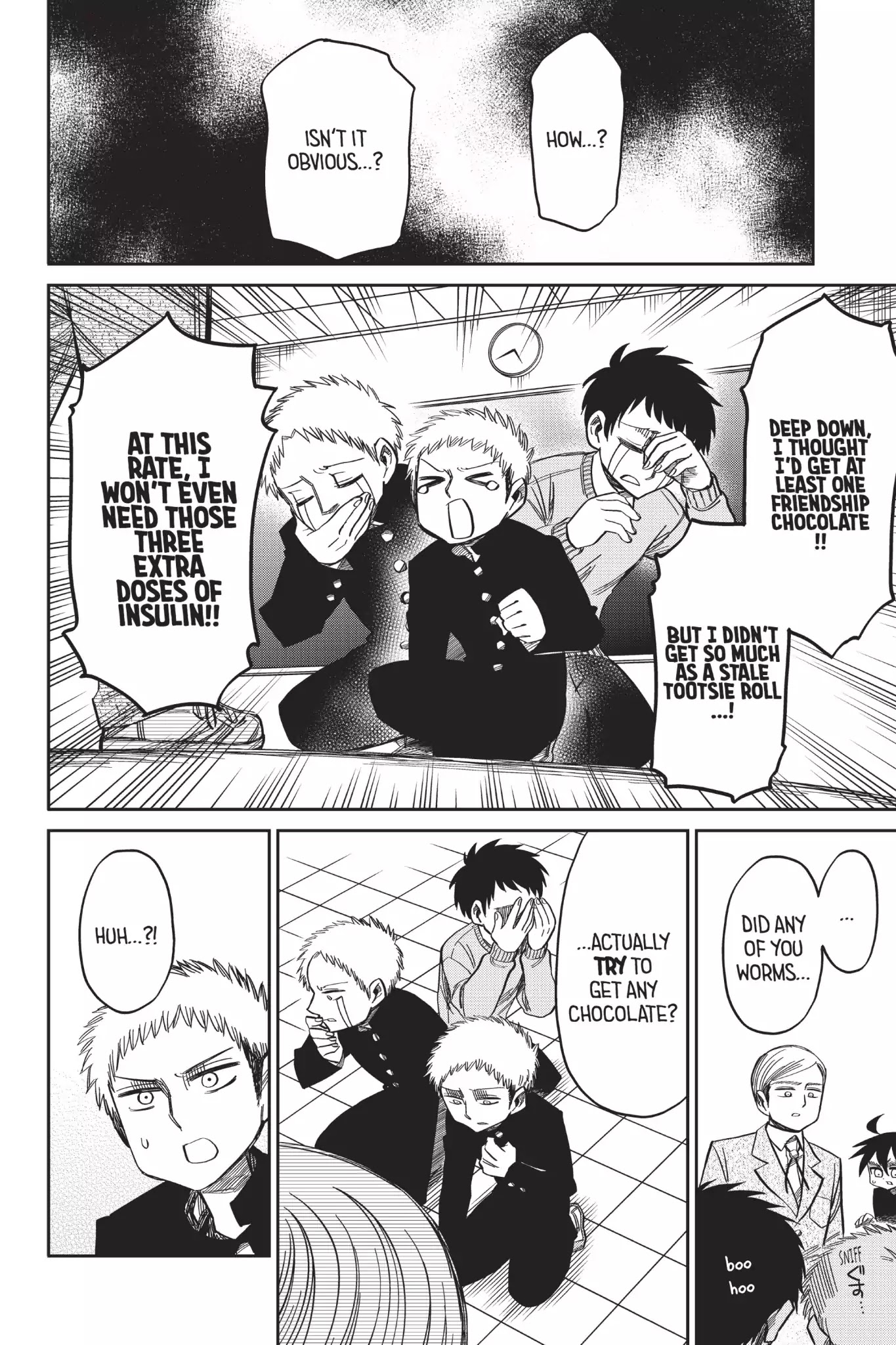 Attack on Titan: Junior High Chapter 53 page 24 - Chapter 53: Vol.4 53th Period: Valentine's Day Is War