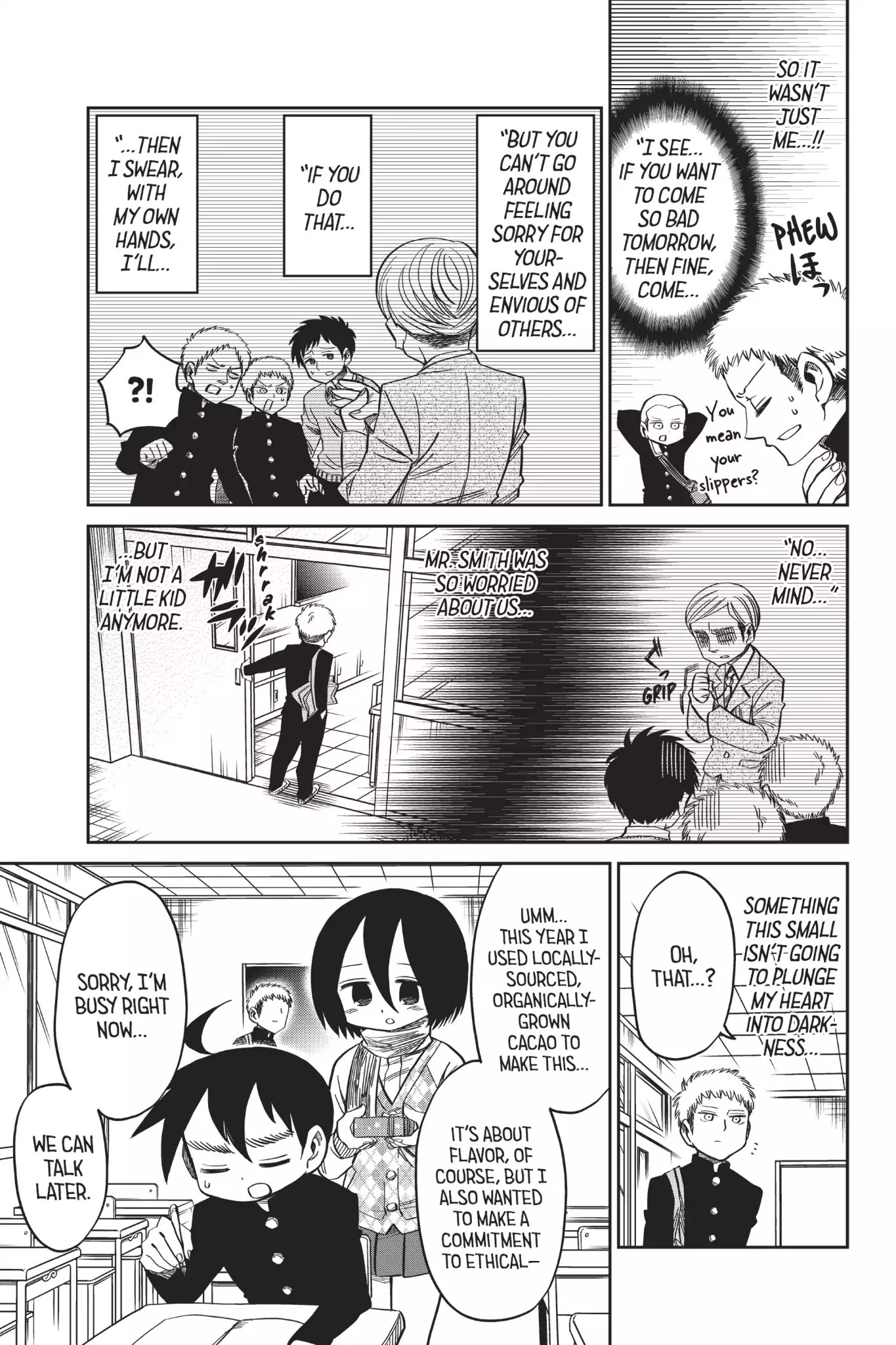 Attack on Titan: Junior High Chapter 53 page 9 - Chapter 53: Vol.4 53th Period: Valentine's Day Is War