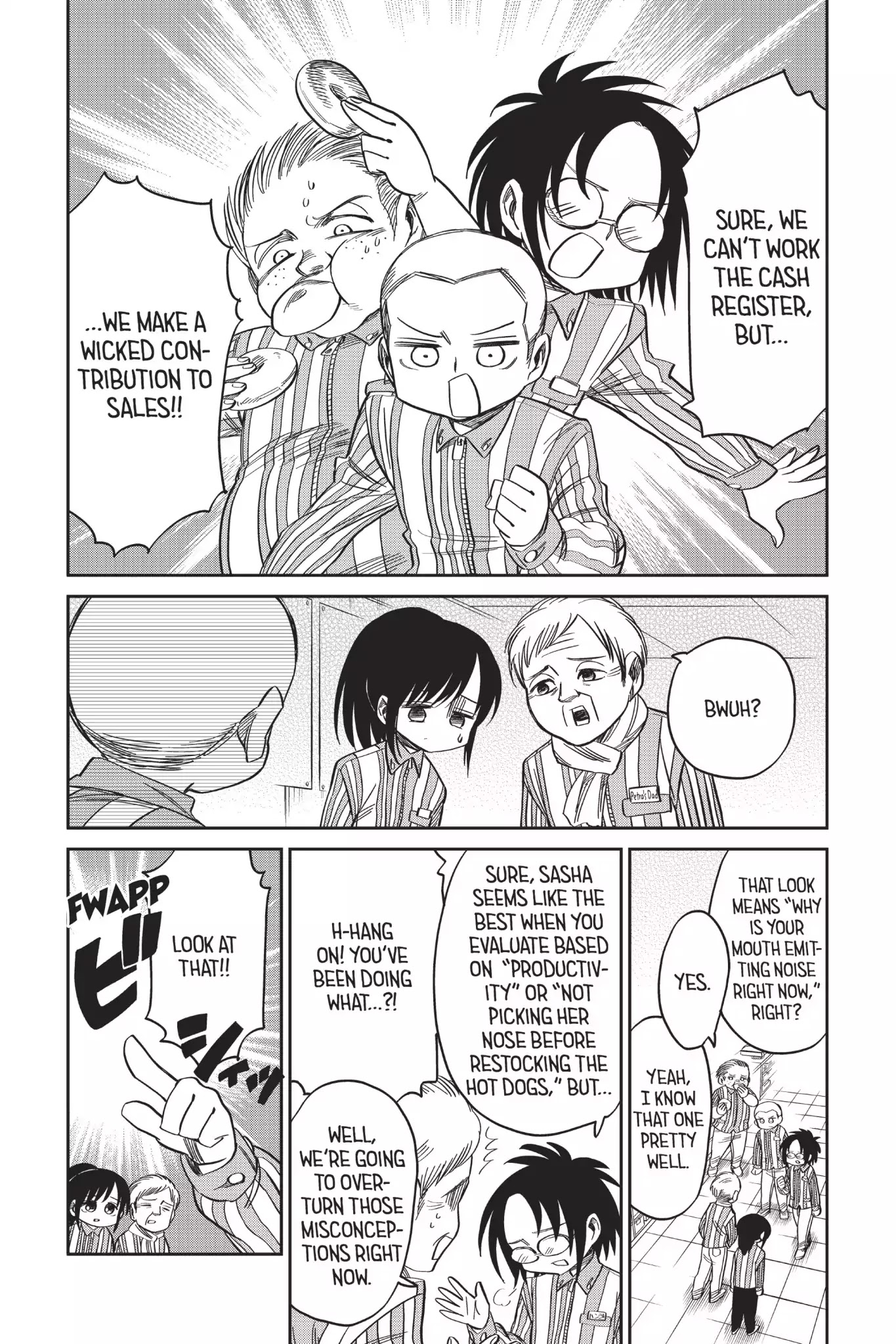 Attack on Titan: Junior High Chapter 54 page 10 - Chapter 54: Vol.4 54th Period: Part-Time Job? No Prob At Attack Junior High