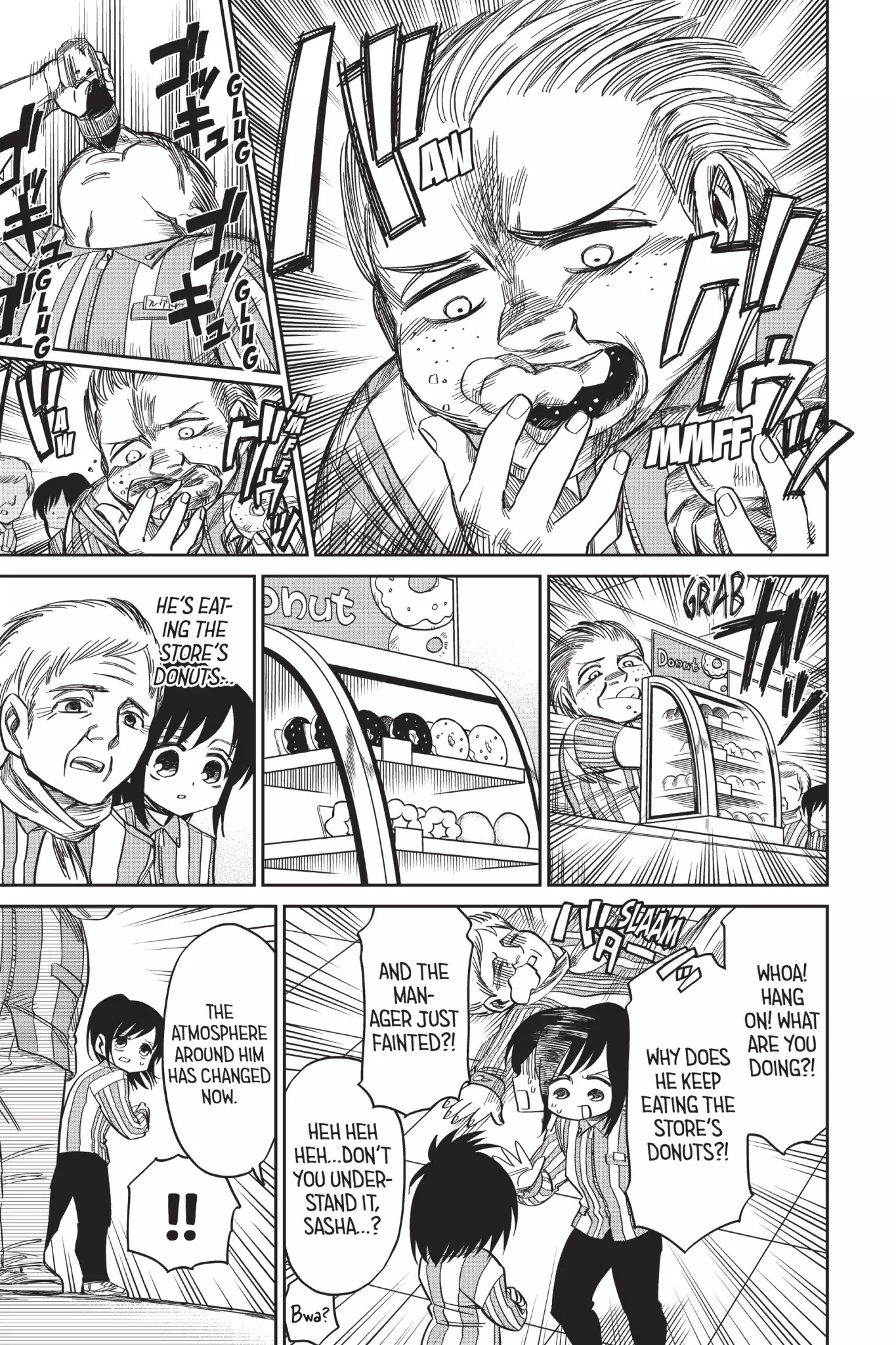 Attack on Titan: Junior High Chapter 54 page 11 - Chapter 54: Vol.4 54th Period: Part-Time Job? No Prob At Attack Junior High