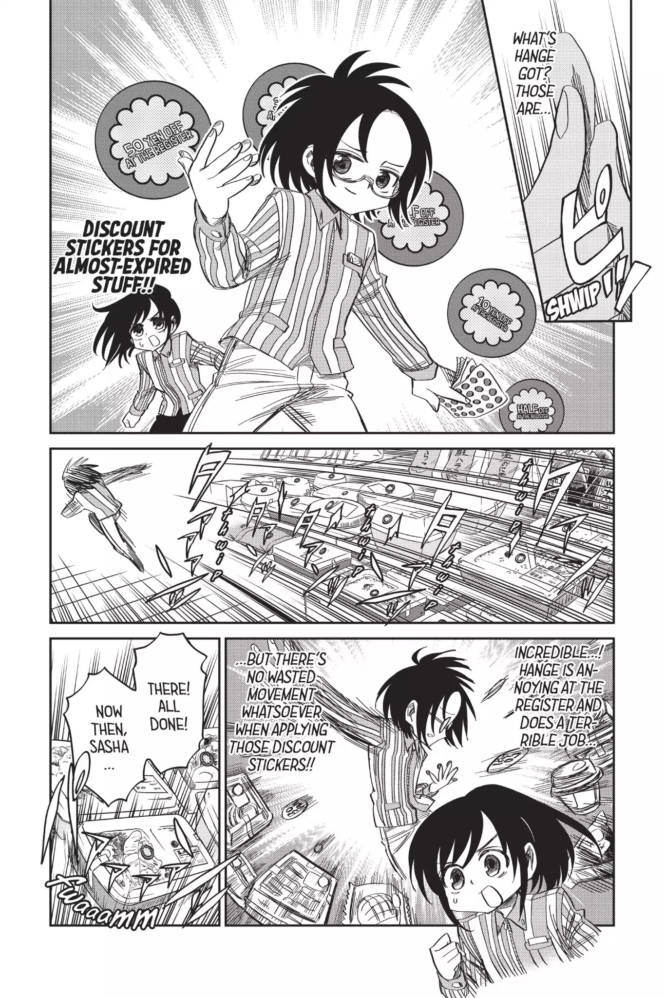 Attack on Titan: Junior High Chapter 54 page 14 - Chapter 54: Vol.4 54th Period: Part-Time Job? No Prob At Attack Junior High