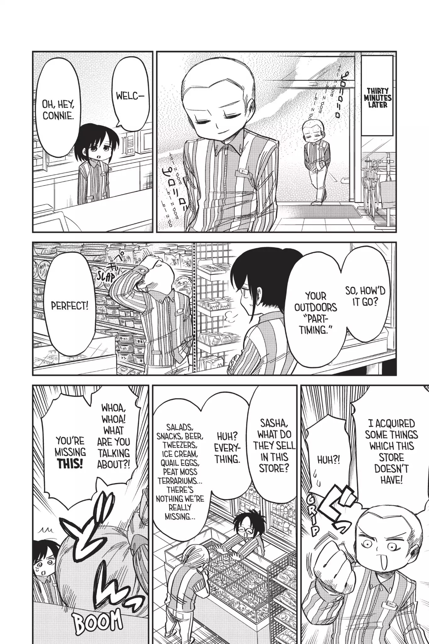 Attack on Titan: Junior High Chapter 54 page 18 - Chapter 54: Vol.4 54th Period: Part-Time Job? No Prob At Attack Junior High