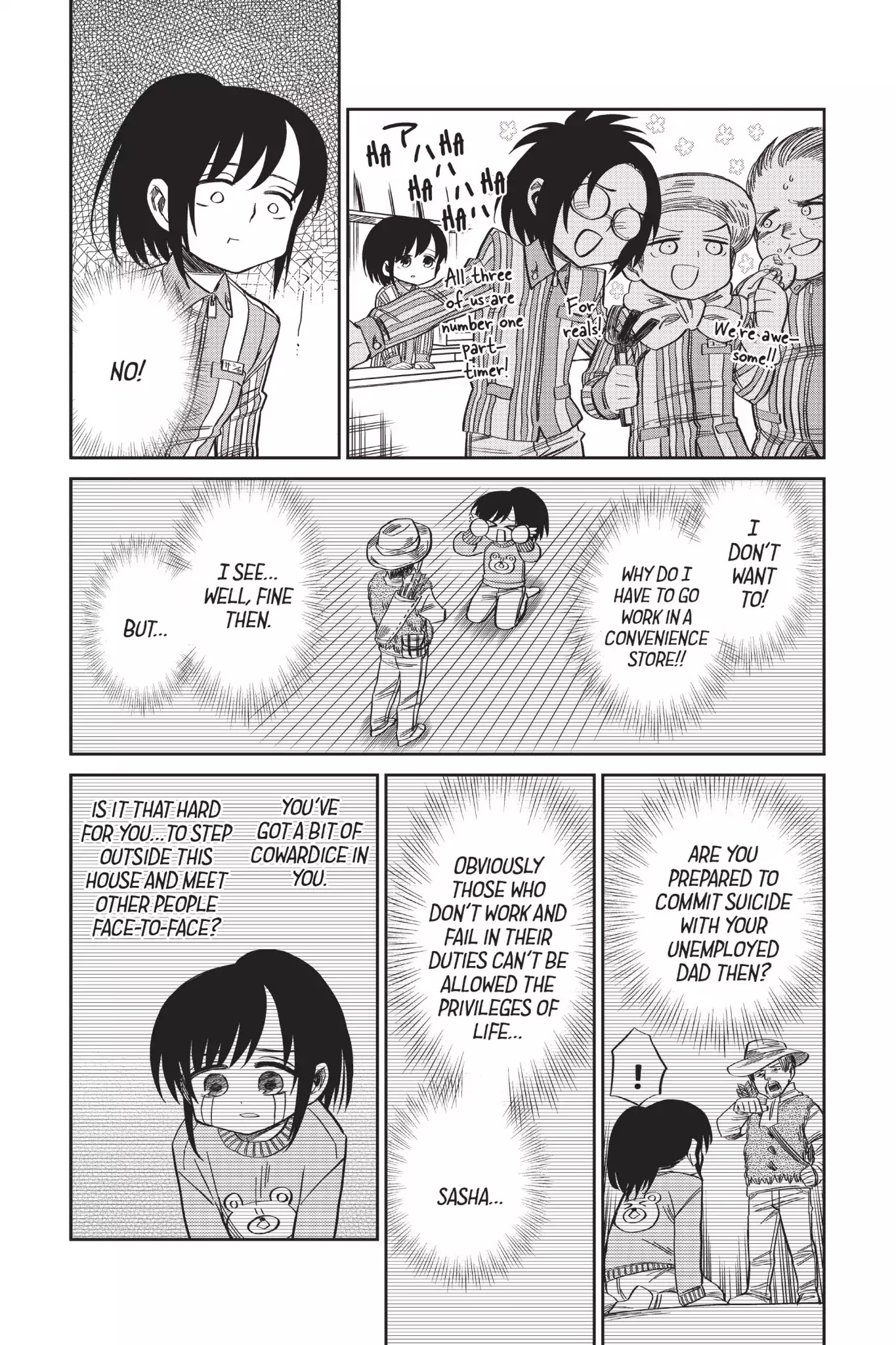 Attack on Titan: Junior High Chapter 54 page 20 - Chapter 54: Vol.4 54th Period: Part-Time Job? No Prob At Attack Junior High