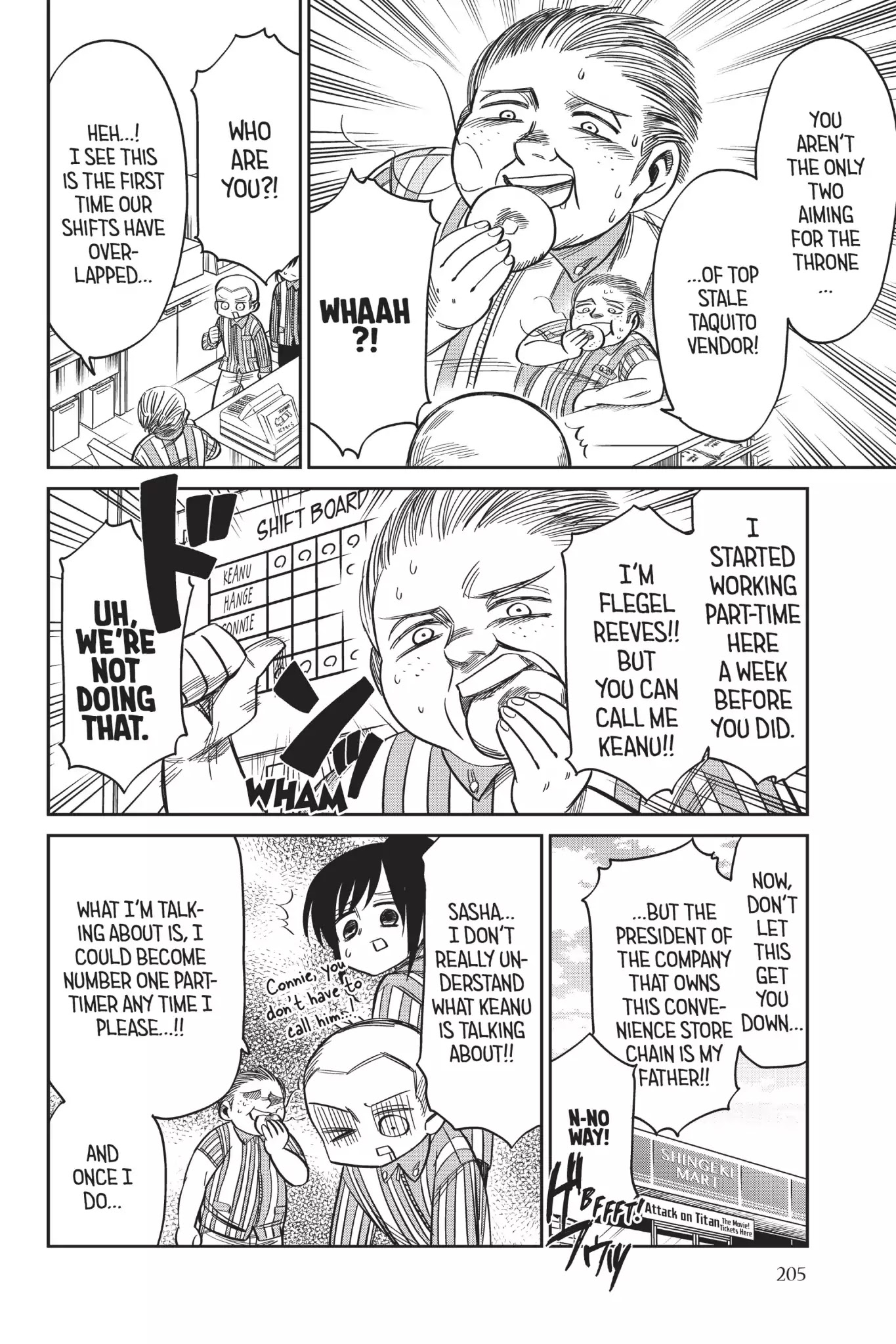 Attack on Titan: Junior High Chapter 54 page 6 - Chapter 54: Vol.4 54th Period: Part-Time Job? No Prob At Attack Junior High
