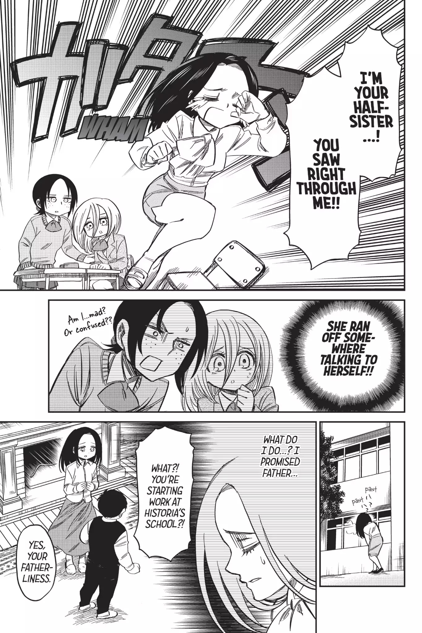 Attack on Titan: Junior High Chapter 55 page 13 - Chapter 55: Vol.4 55th Period: Enter The Hot-Blooded Teacher!!