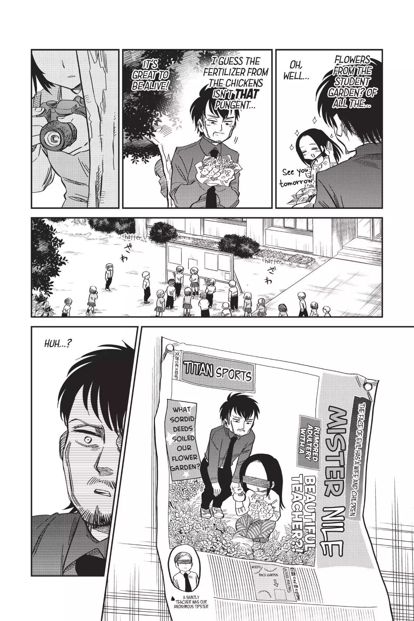 Attack on Titan: Junior High Chapter 56 page 2 - Chapter 56: Vol.4 56th Period: Mr. Nile's Family Circumstances