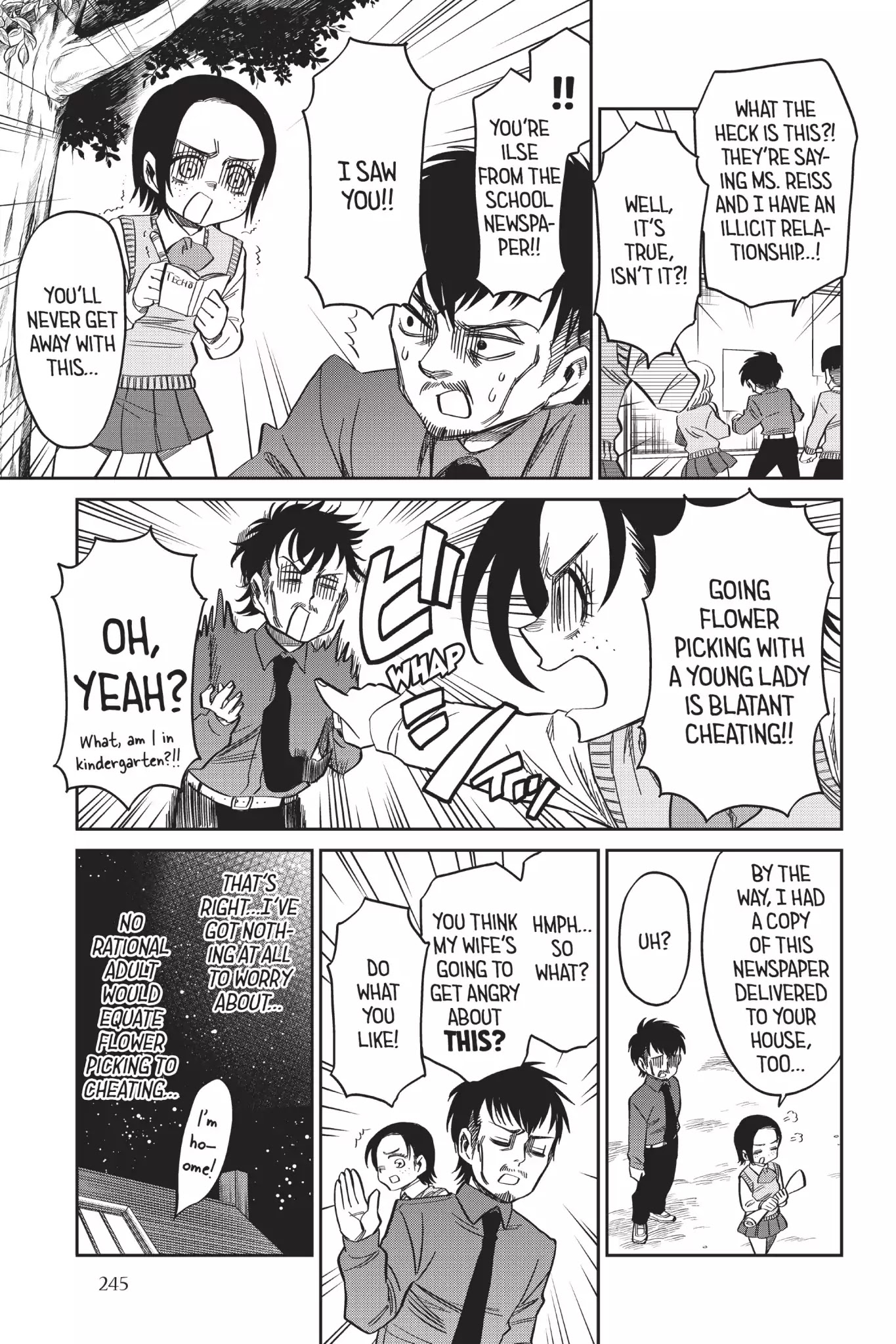 Attack on Titan: Junior High Chapter 56 page 3 - Chapter 56: Vol.4 56th Period: Mr. Nile's Family Circumstances