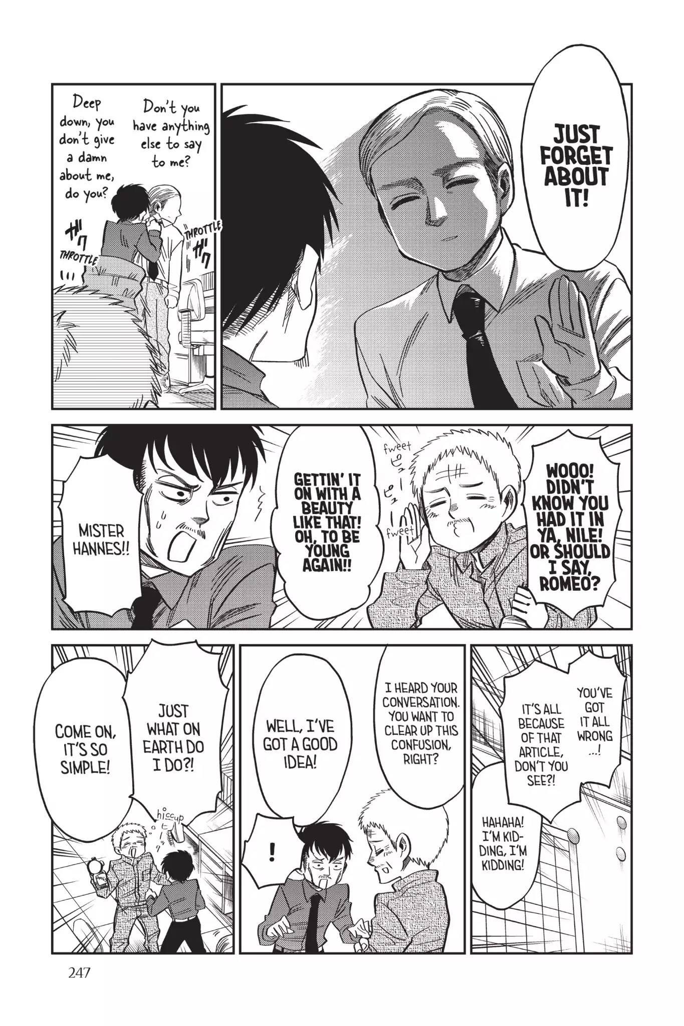 Attack on Titan: Junior High Chapter 56 page 5 - Chapter 56: Vol.4 56th Period: Mr. Nile's Family Circumstances