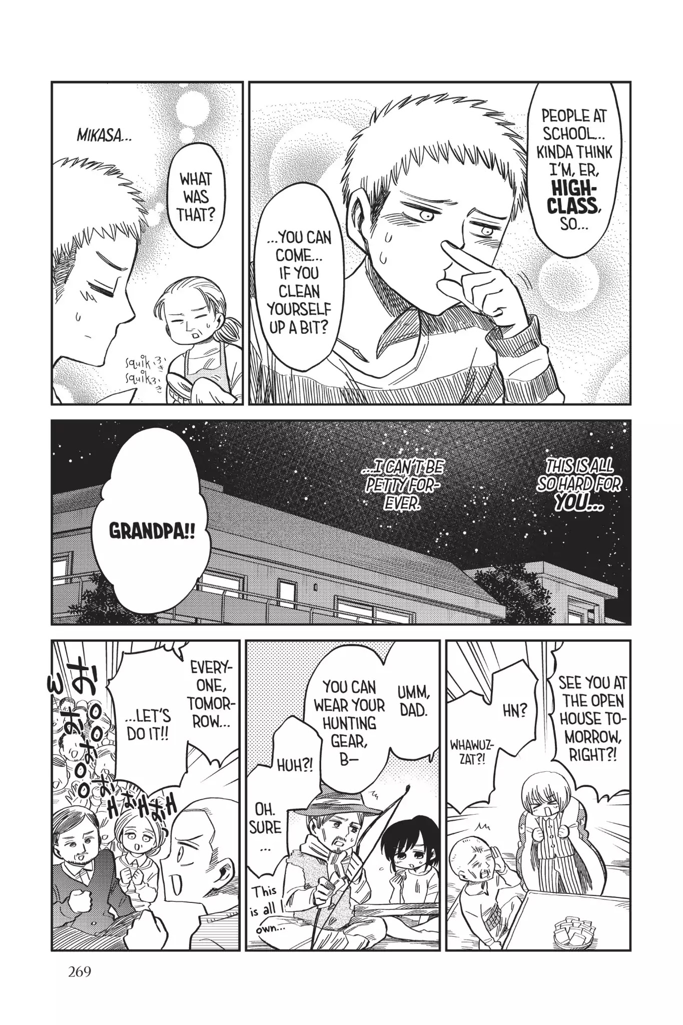 Attack on Titan: Junior High Chapter 57 page 11 - Chapter 57: Vol.4 57th Period: The Family Entanglements Episode? Not Good
