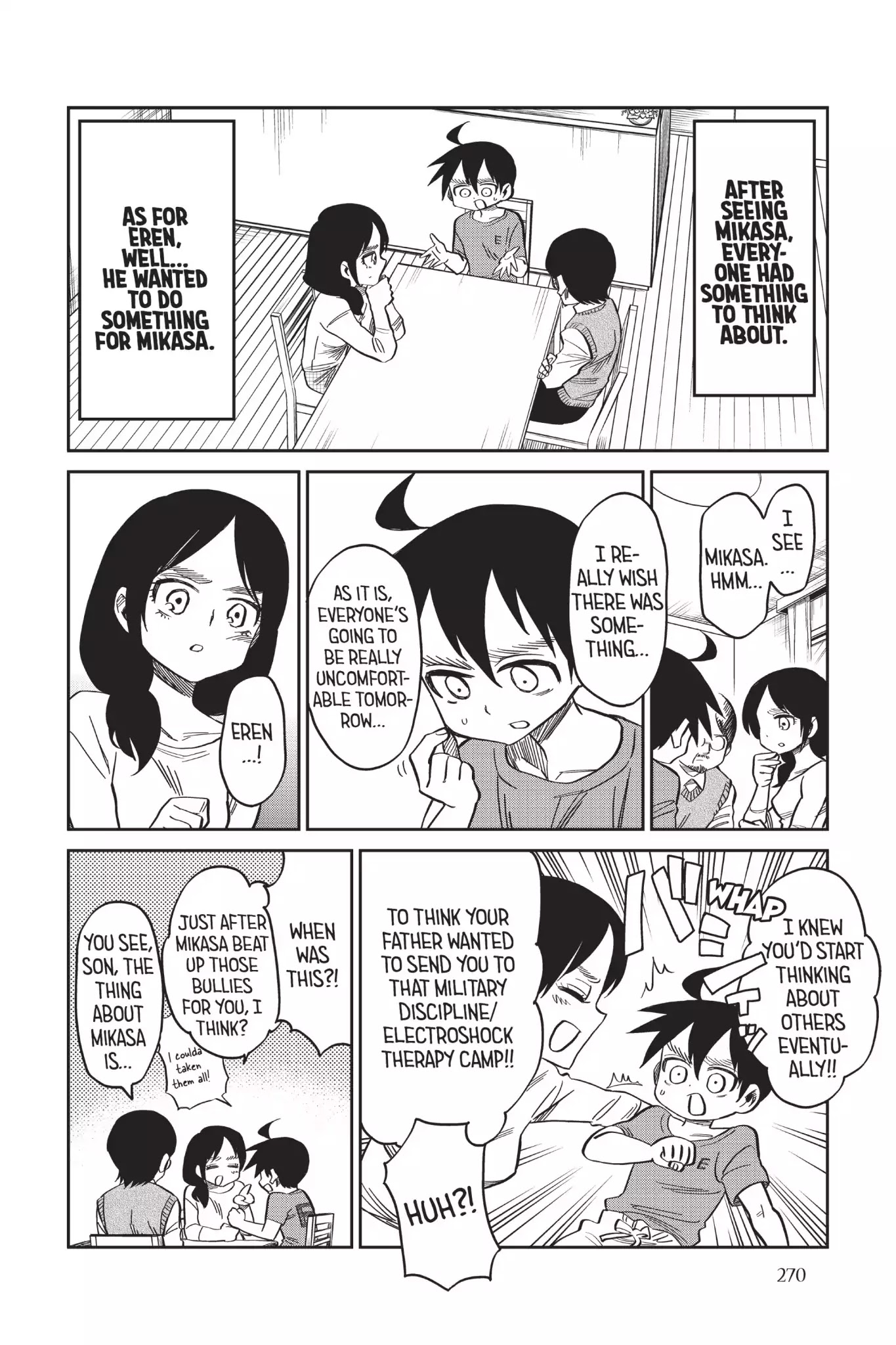 Attack on Titan: Junior High Chapter 57 page 12 - Chapter 57: Vol.4 57th Period: The Family Entanglements Episode? Not Good