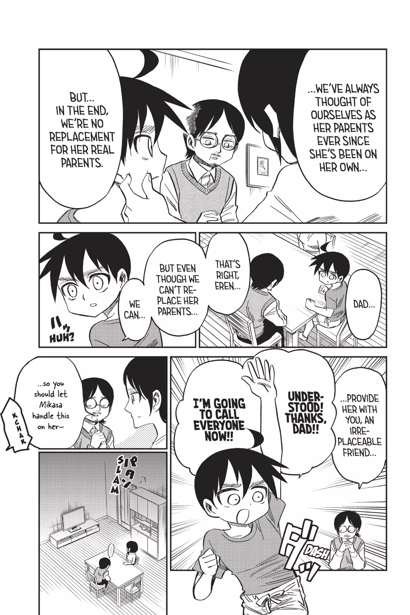 Attack on Titan: Junior High Chapter 57 page 13 - Chapter 57: Vol.4 57th Period: The Family Entanglements Episode? Not Good