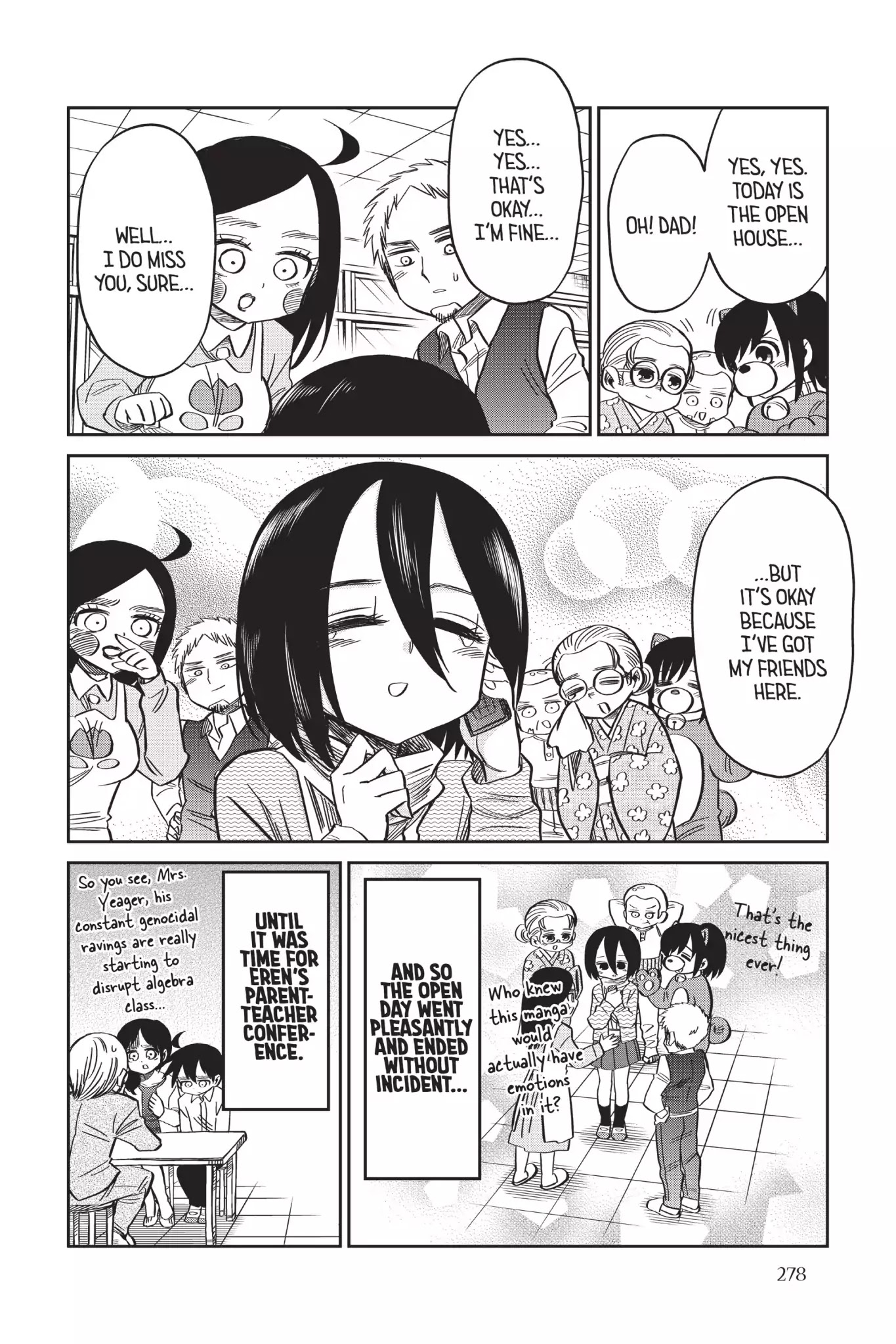 Attack on Titan: Junior High Chapter 57 page 20 - Chapter 57: Vol.4 57th Period: The Family Entanglements Episode? Not Good