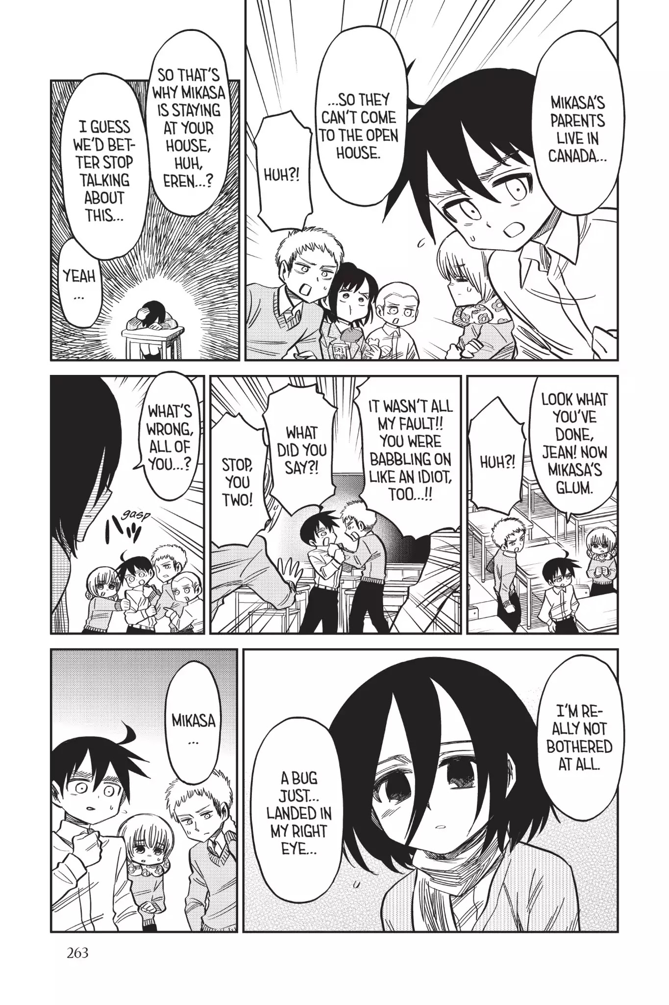 Attack on Titan: Junior High Chapter 57 page 5 - Chapter 57: Vol.4 57th Period: The Family Entanglements Episode? Not Good